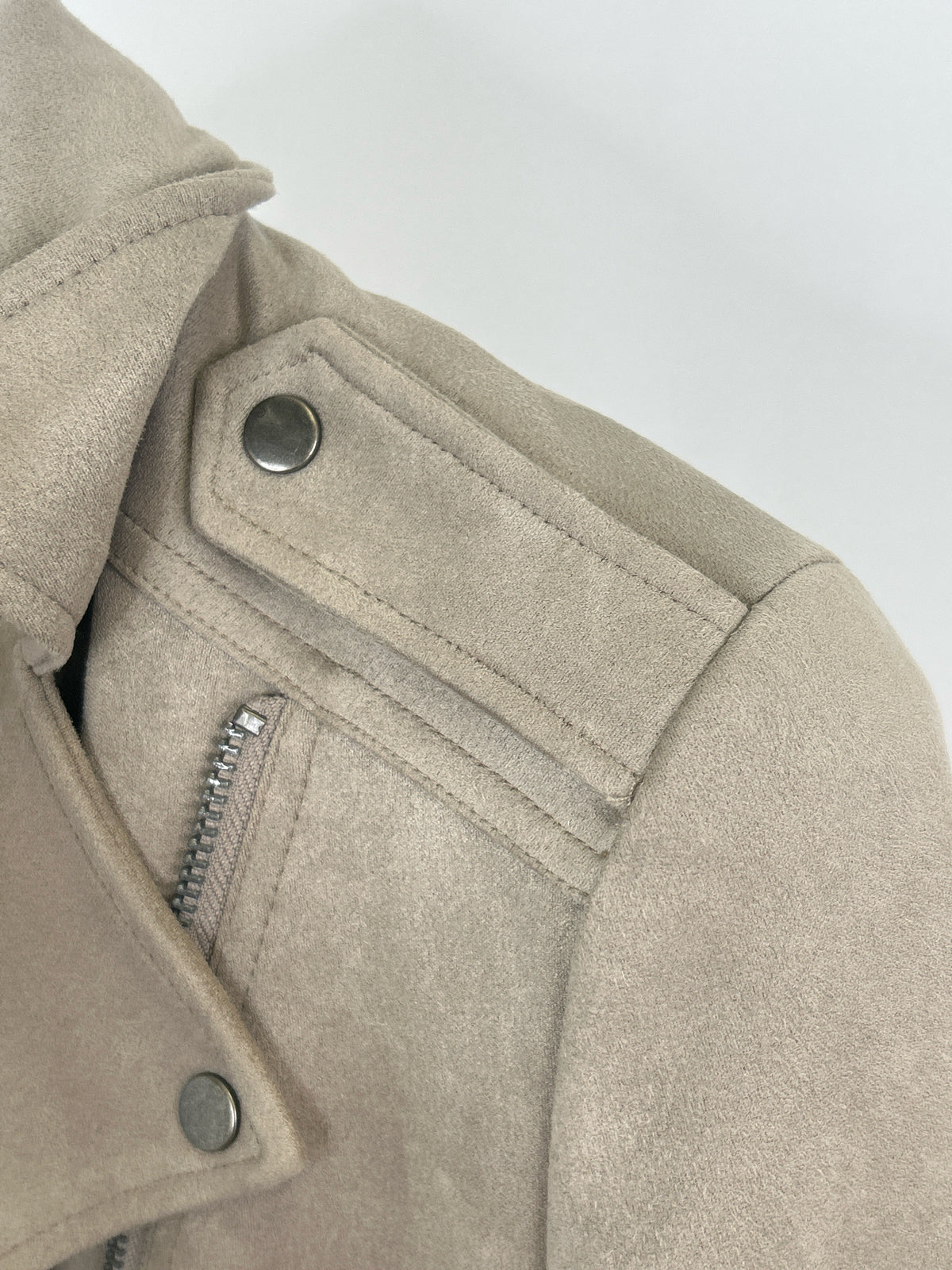PHILOSOPHY Size M Taupe Women Jacket