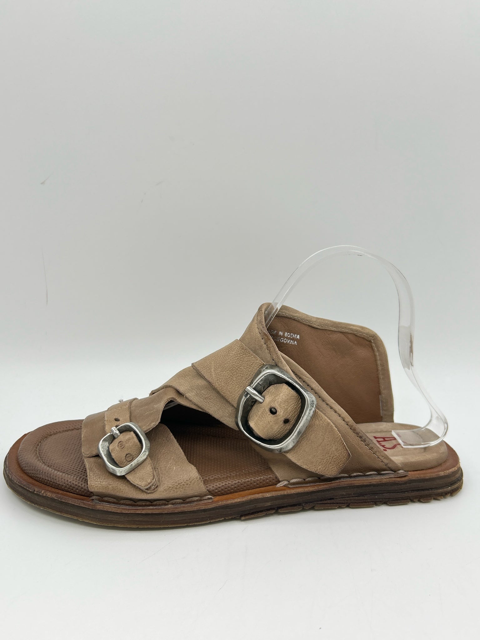 A.S. 98 Size 40 Taupe Women Sandal