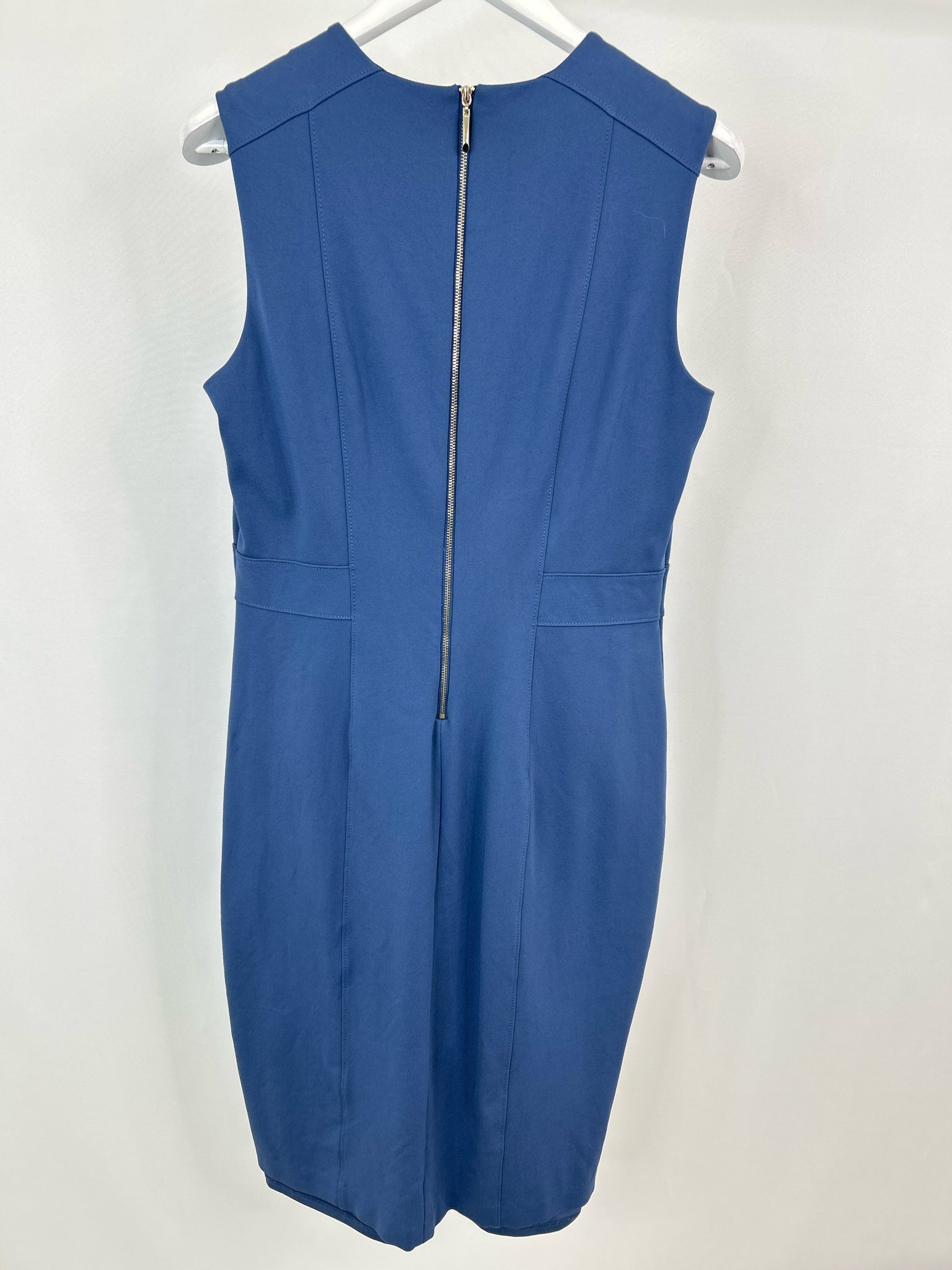 White House Black Market Size 12 Blue Women Dress