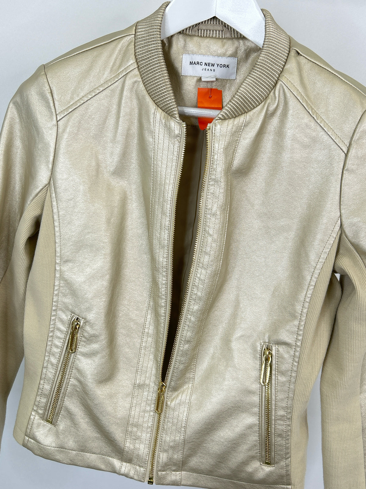 MARC NEW YORK JEANS Size S gold metallic Women Jacket