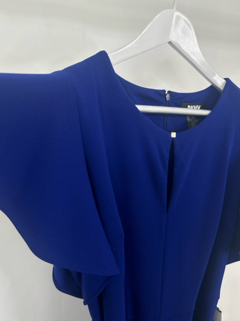 DKNY Size 12 Royal Blue Jumpsuit