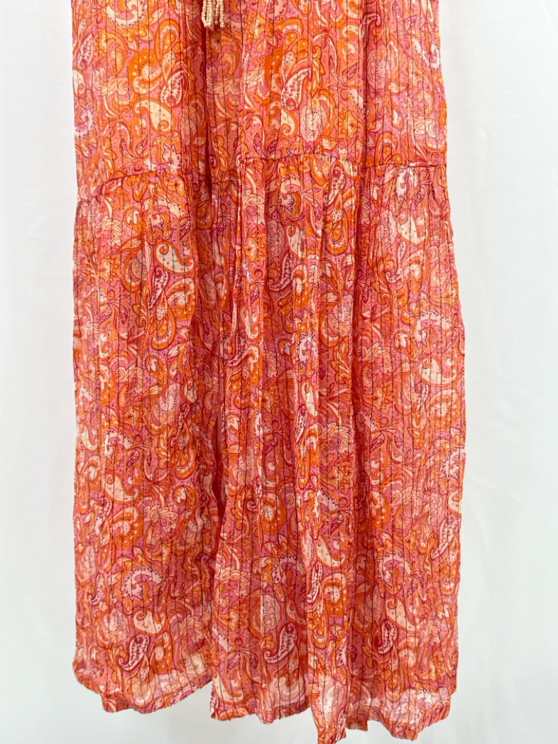 NEKANE NKN Size M Orange Print Women Dress
