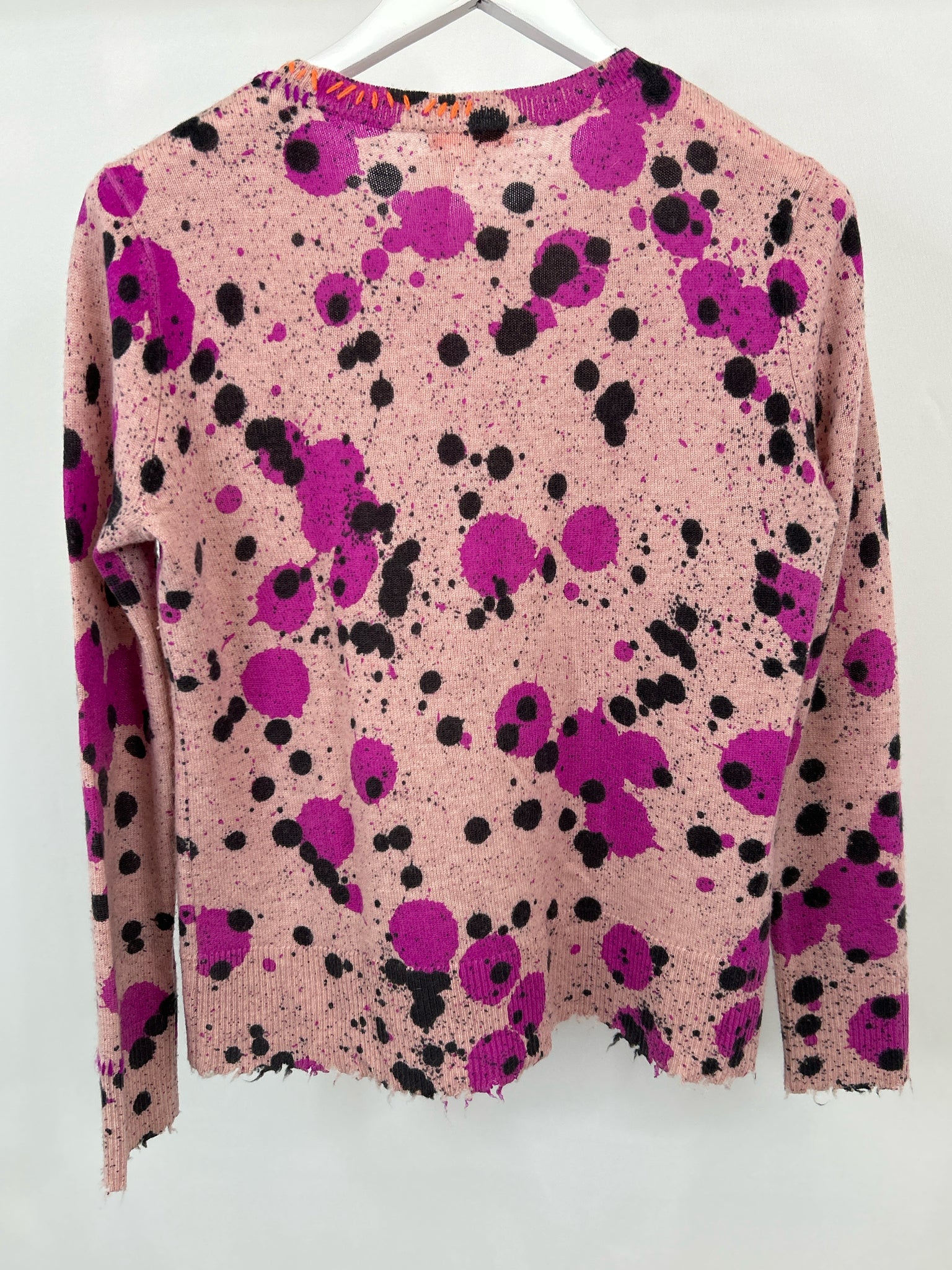 LISA TODD Size S Pink and Black Women Sweater