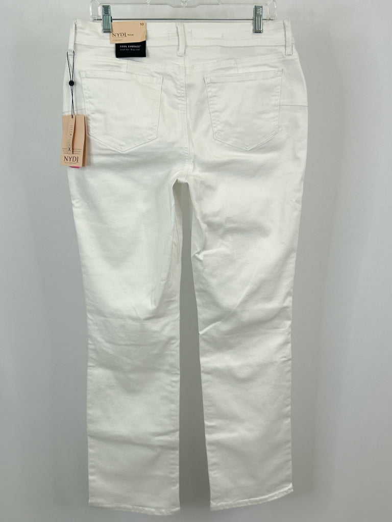 NYDJ Size 10 white denim Women's jeans