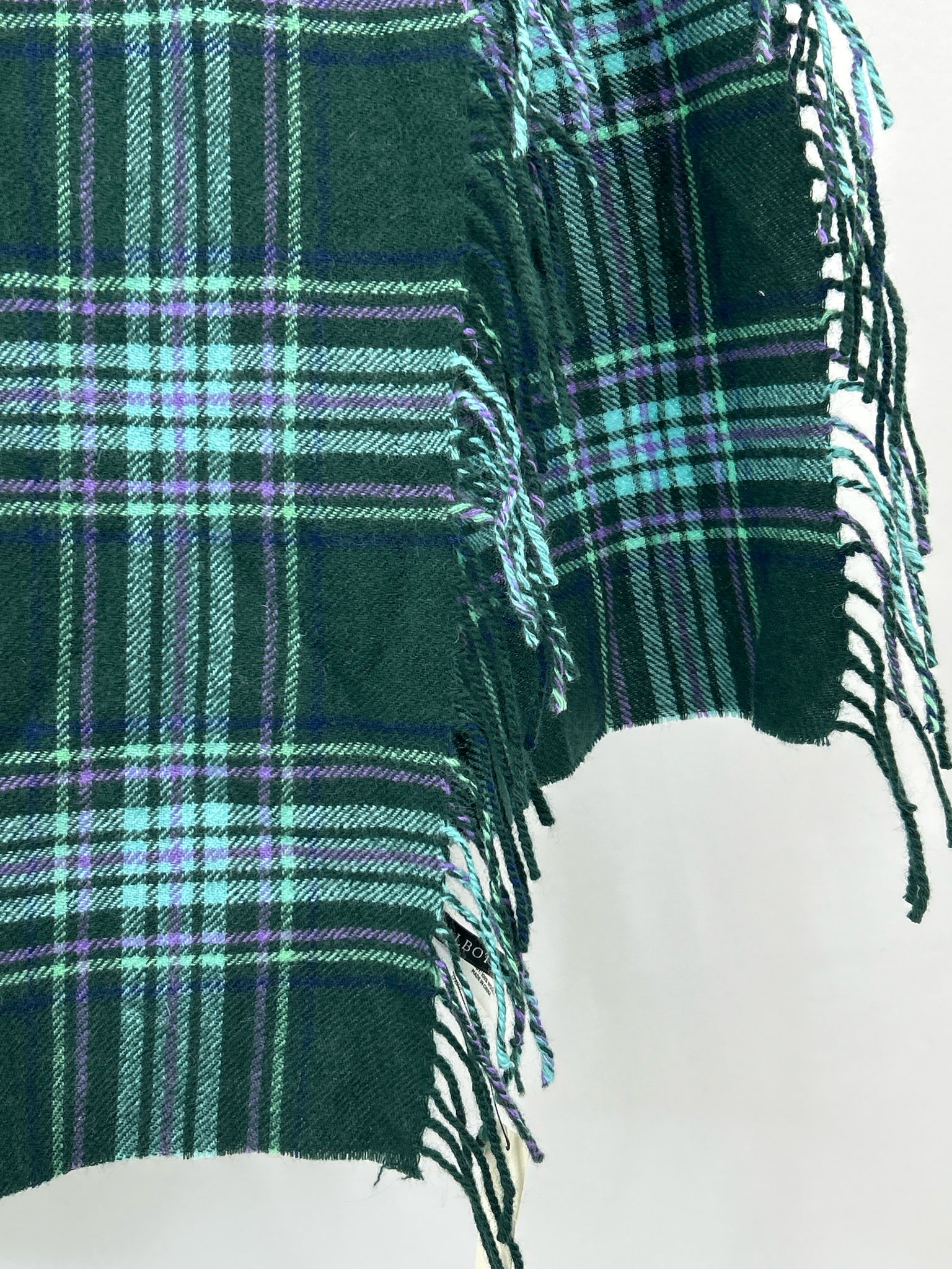 TALBOTS NWT Green Plaid Women Scarf