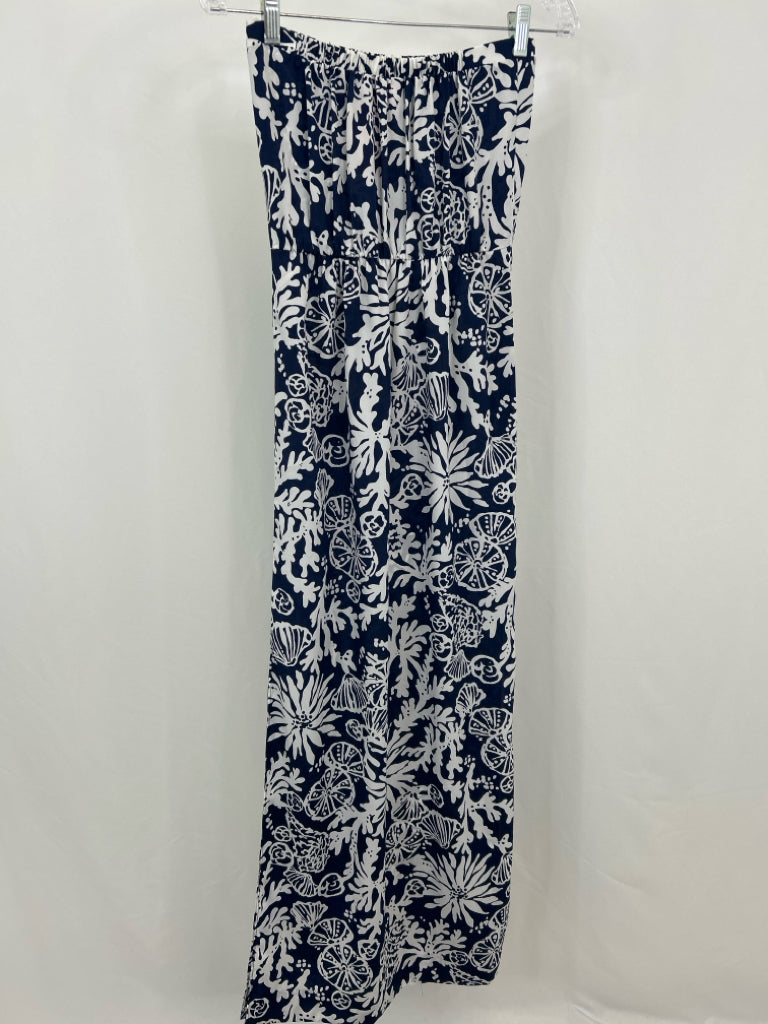 LILLY PULITZER Women Size S NAVY AND WHITE Dress