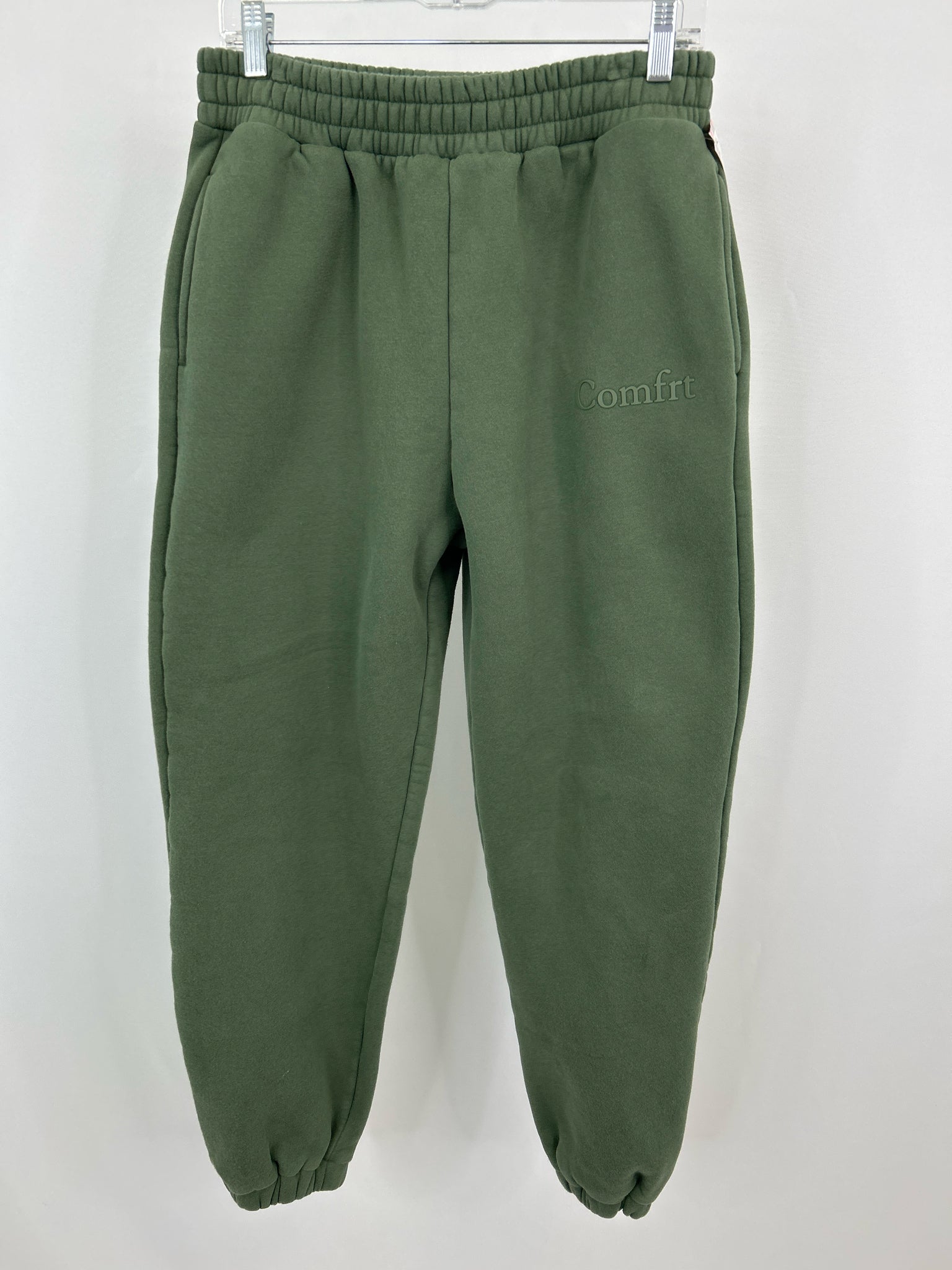 Comfrt Size L Green Women Pants