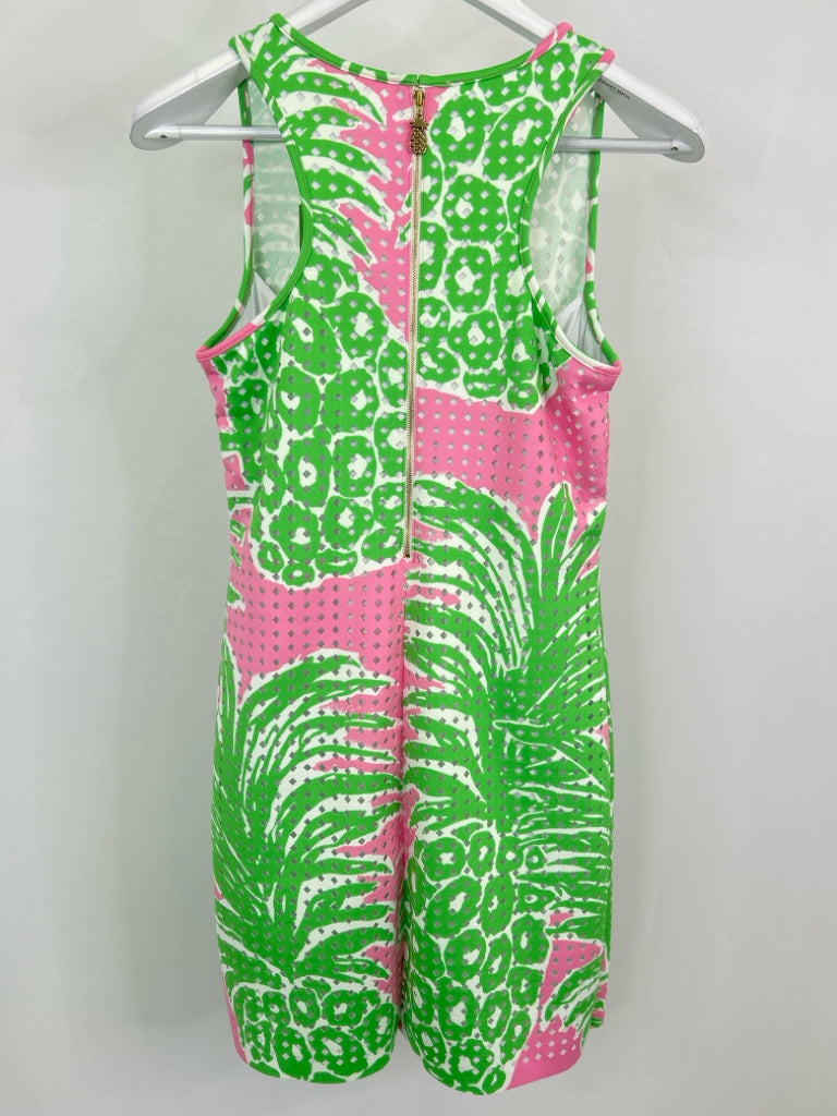 LILLY PULITZER Size S Green & Pink Women's Dress NWT