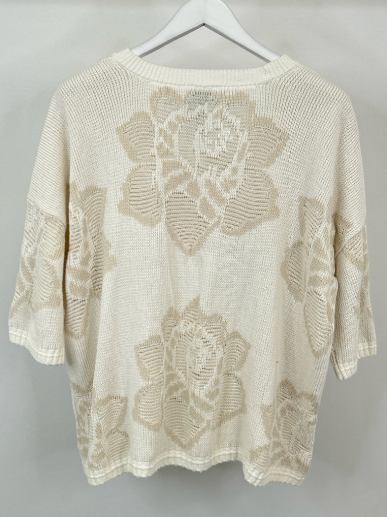 CABI Size M White Sweater