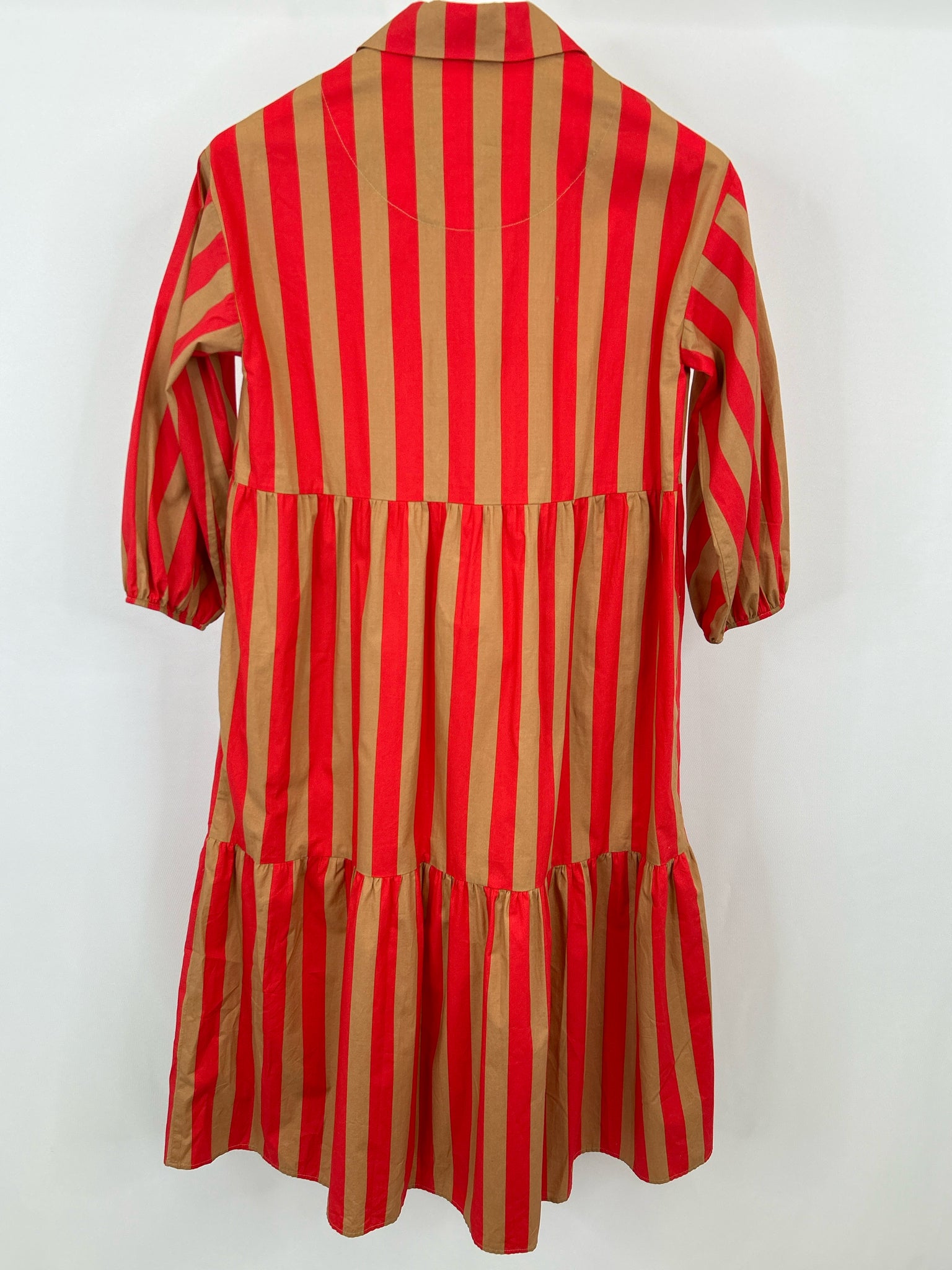 MAEVE Size XS TAN AND RED Women Dress