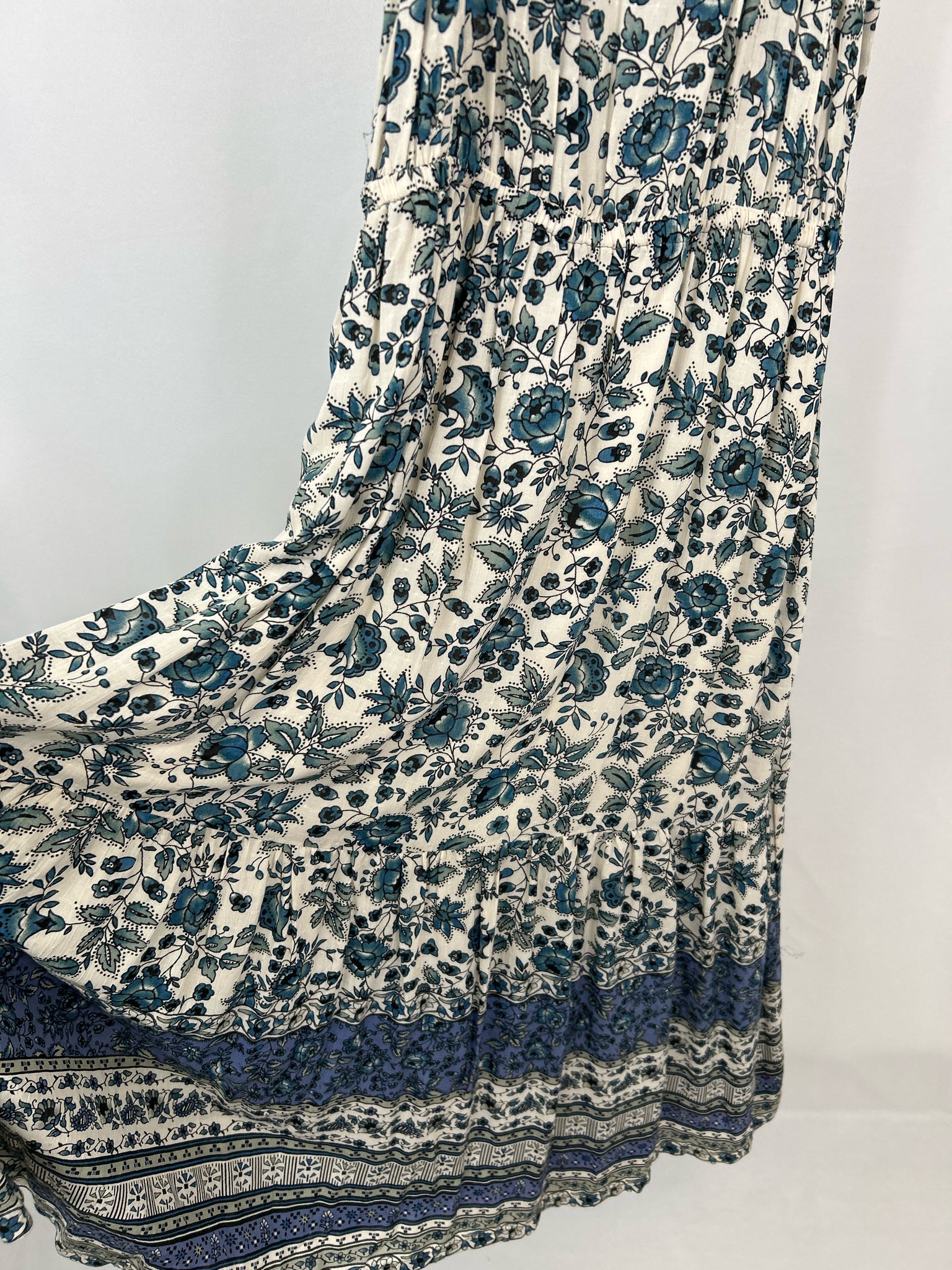 Good Hart Size S Green Floral Women Dress
