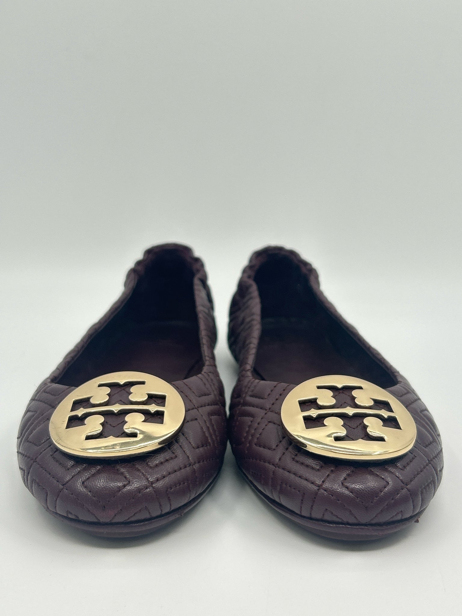TORY BURCH Size 10M Merlot Women Flats