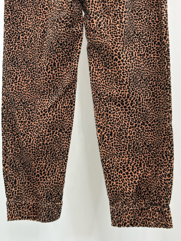 ANTHROPOLOGIE Women Size S Black Print Pants