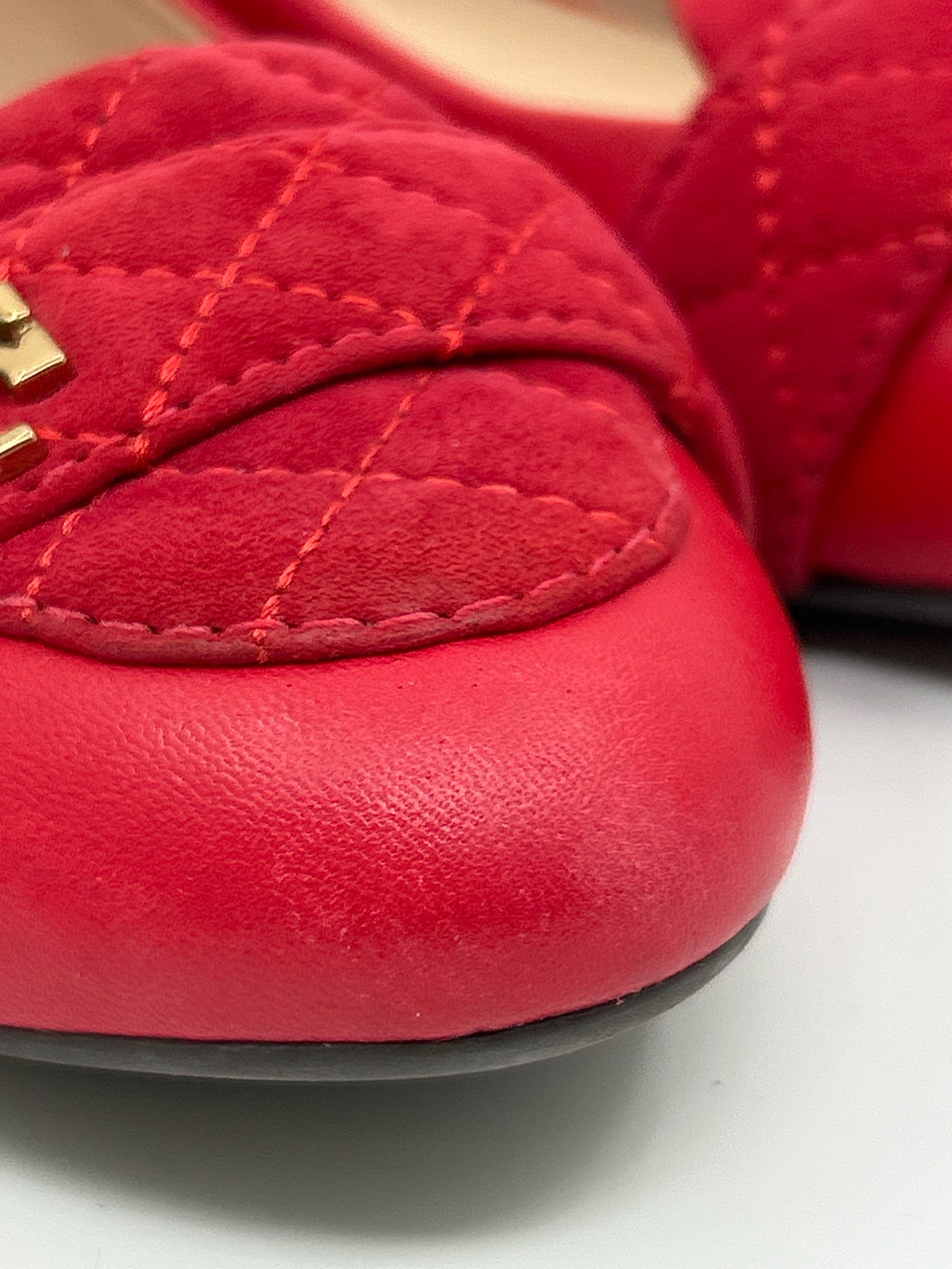 TORY BURCH Size 8.5M Red Women Flats