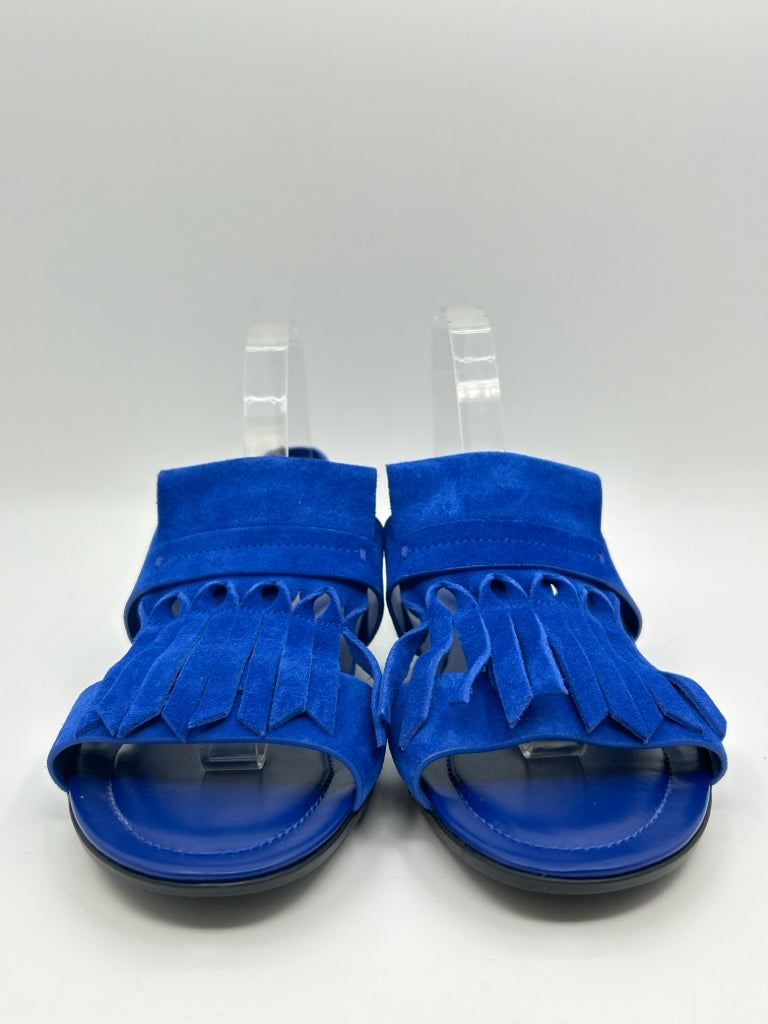 TOD'S Women Size 38.5 Blue Sandal