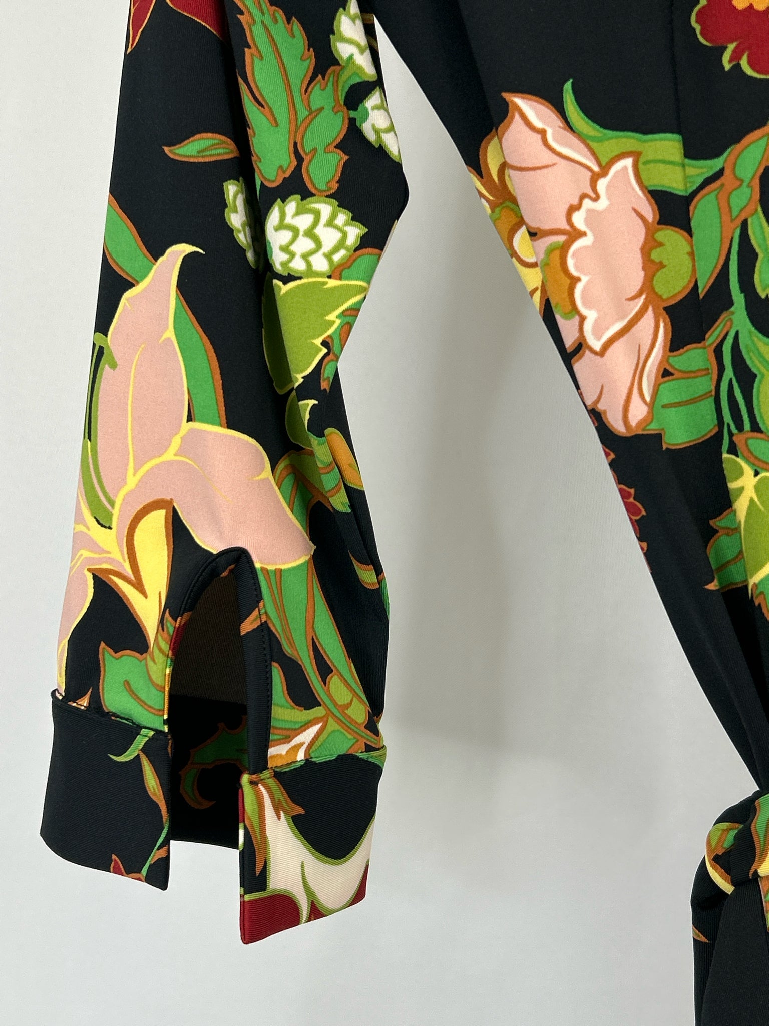 Flora Bea Size S Black Print Women Dress