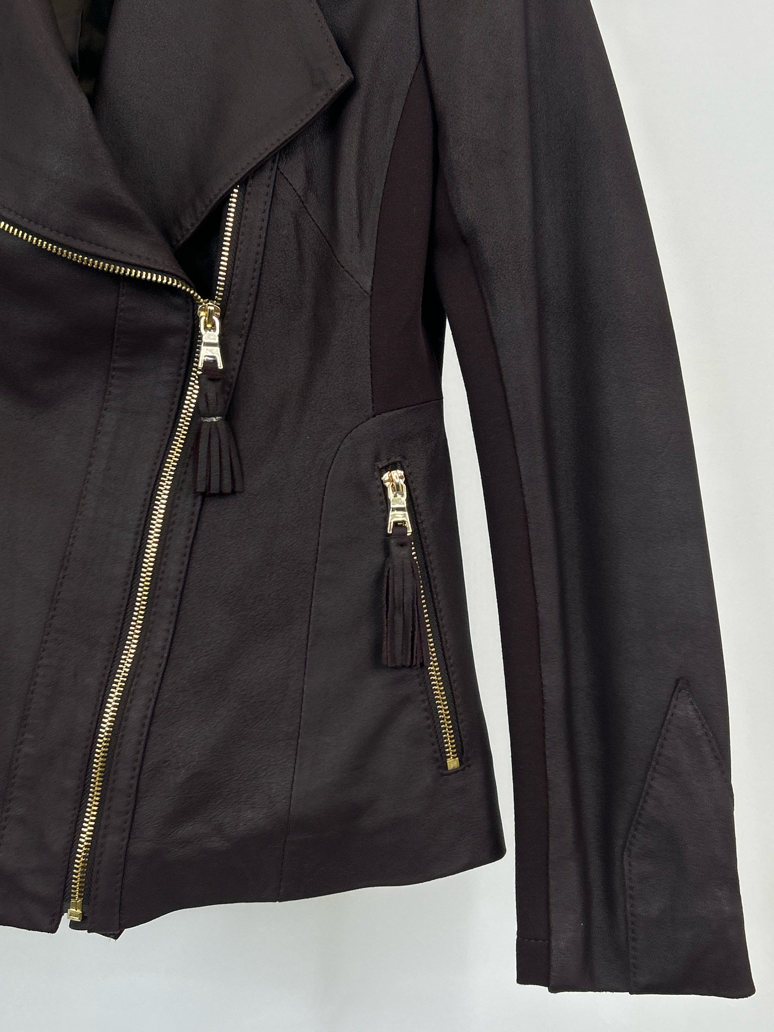 VIA SPIGA Size S Burgundy Women Jacket