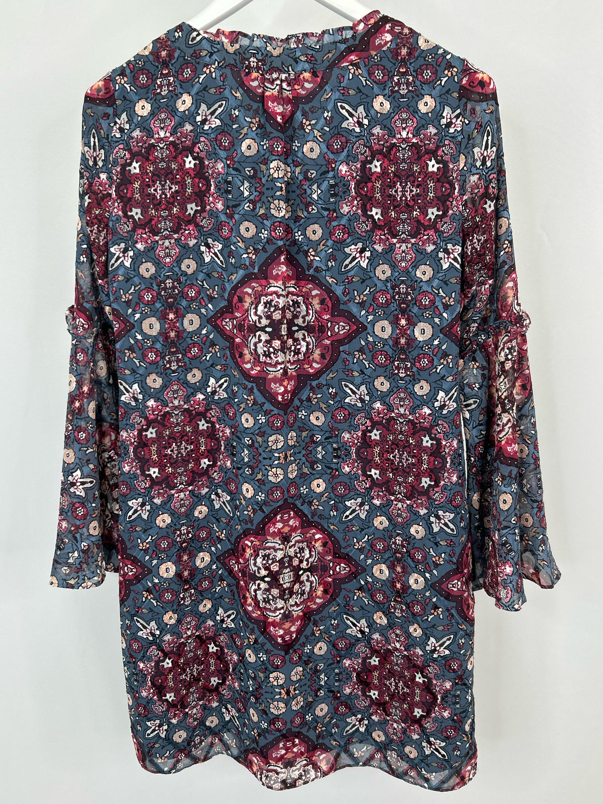 White House Black Market Size M BLUE AND RED Women Dress