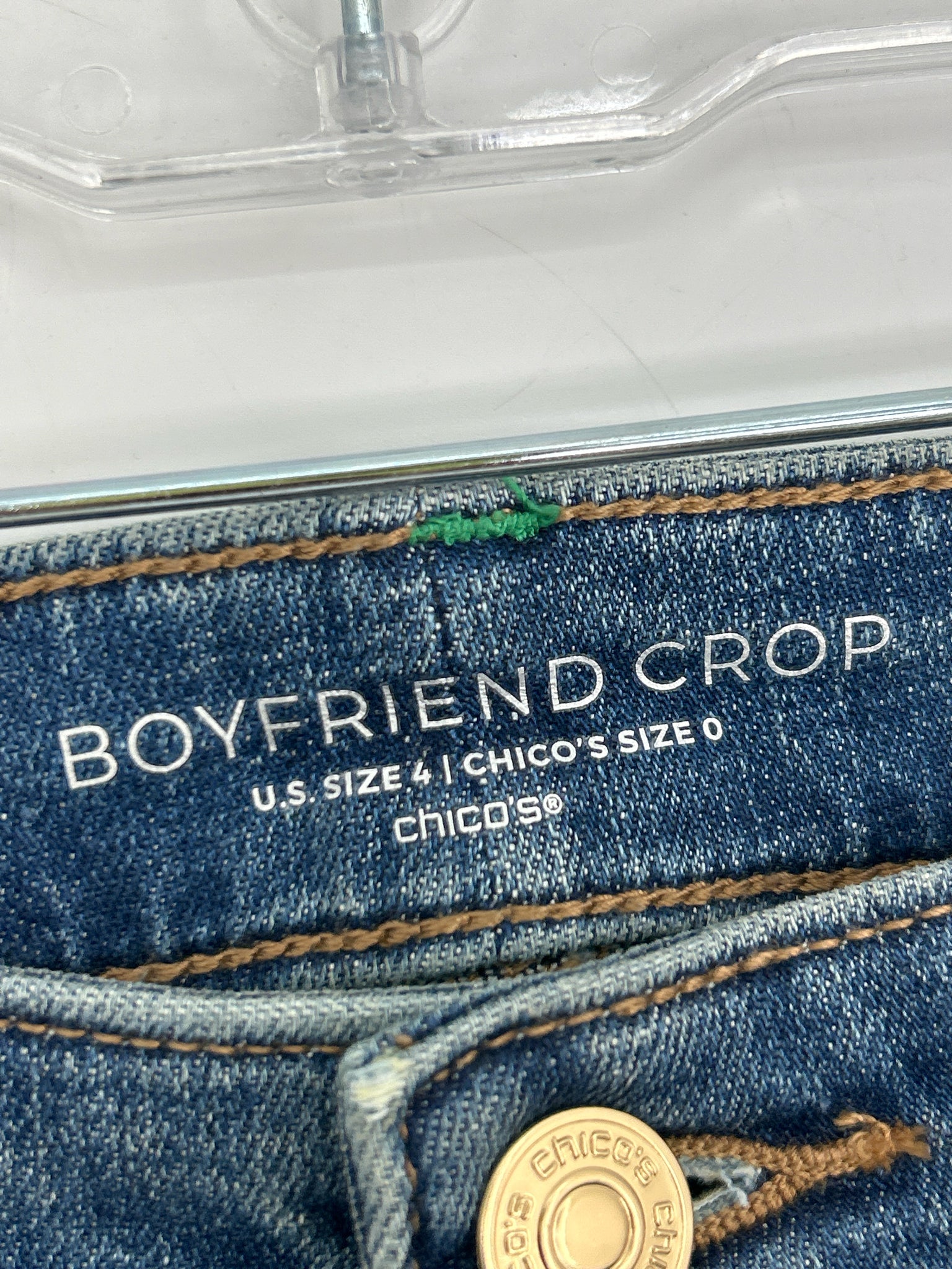 CHICO'S Size 4 BLUE DENIM Women jeans