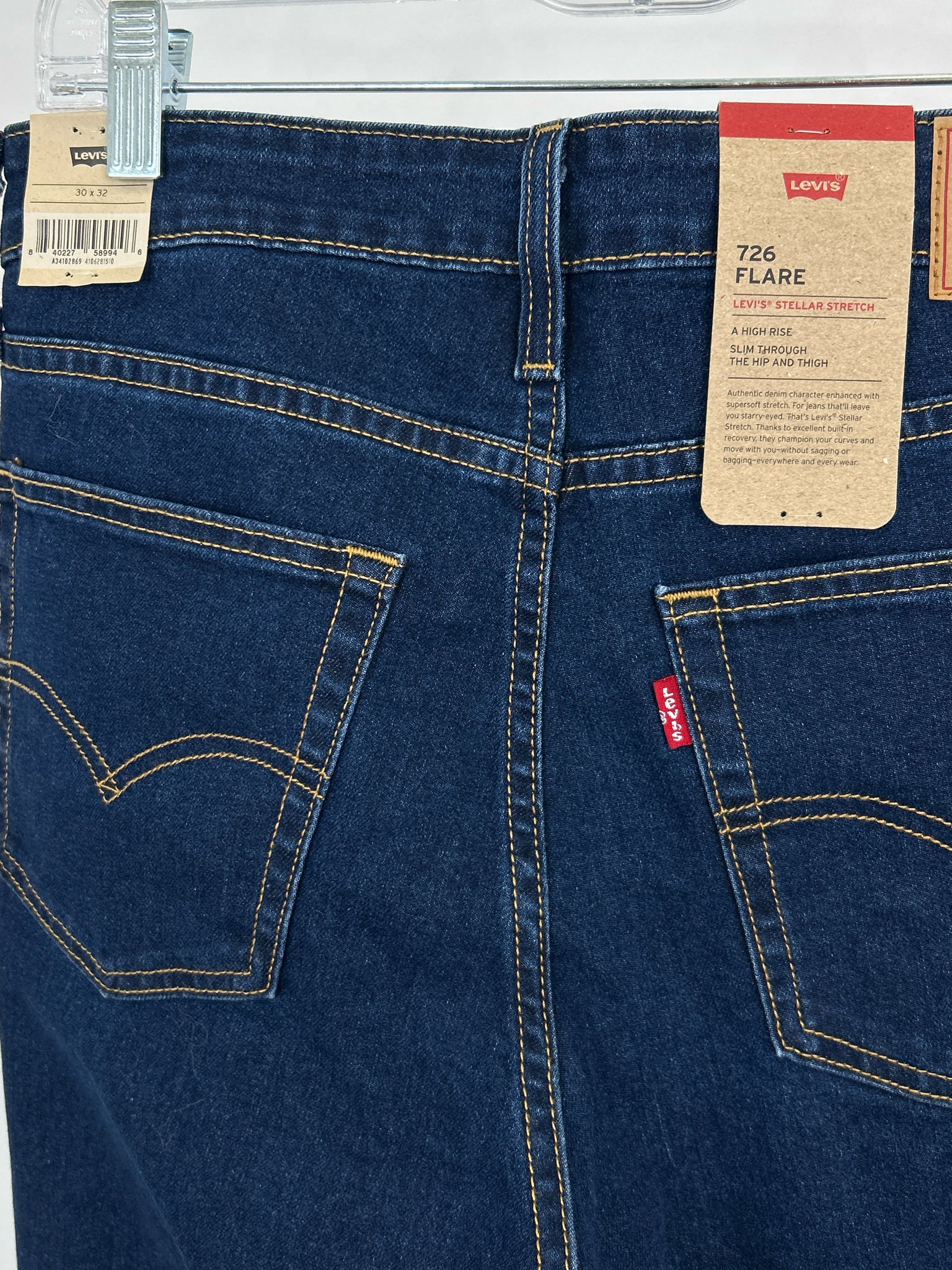 LEVIS Size 30/10 BLUE DENIM Women jeans