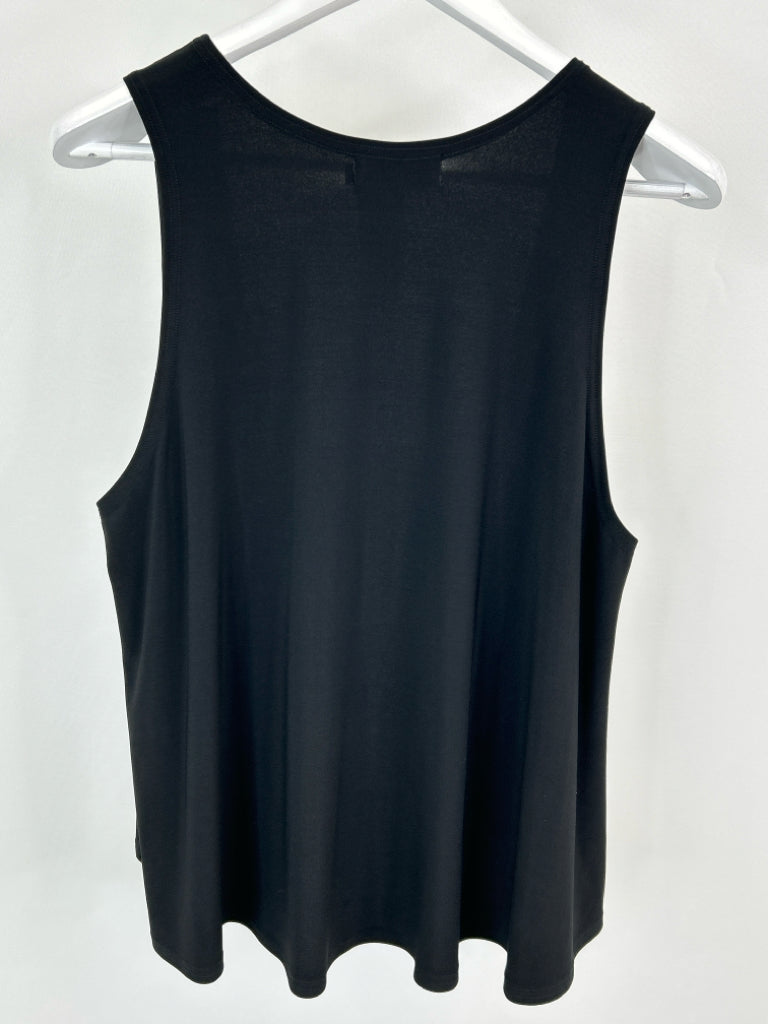 Sympli Size 12 Black Women's Tank Top