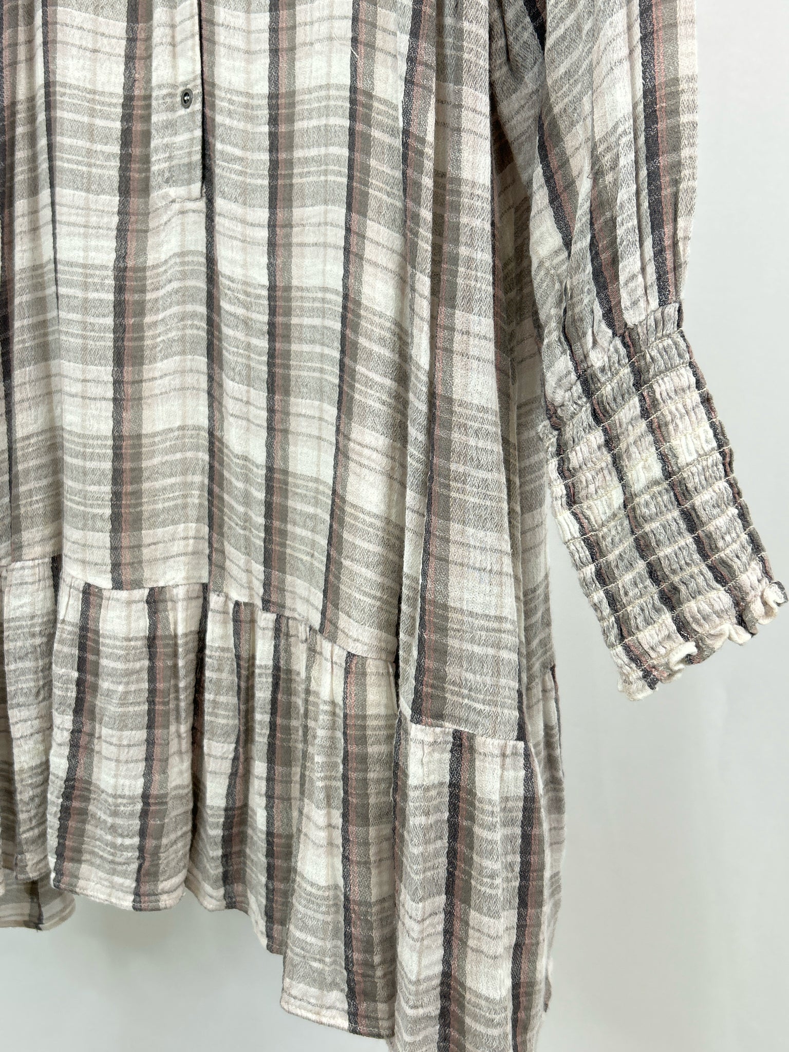 FREE PEOPLE Size SP WHITE AND GRAY Women Dress