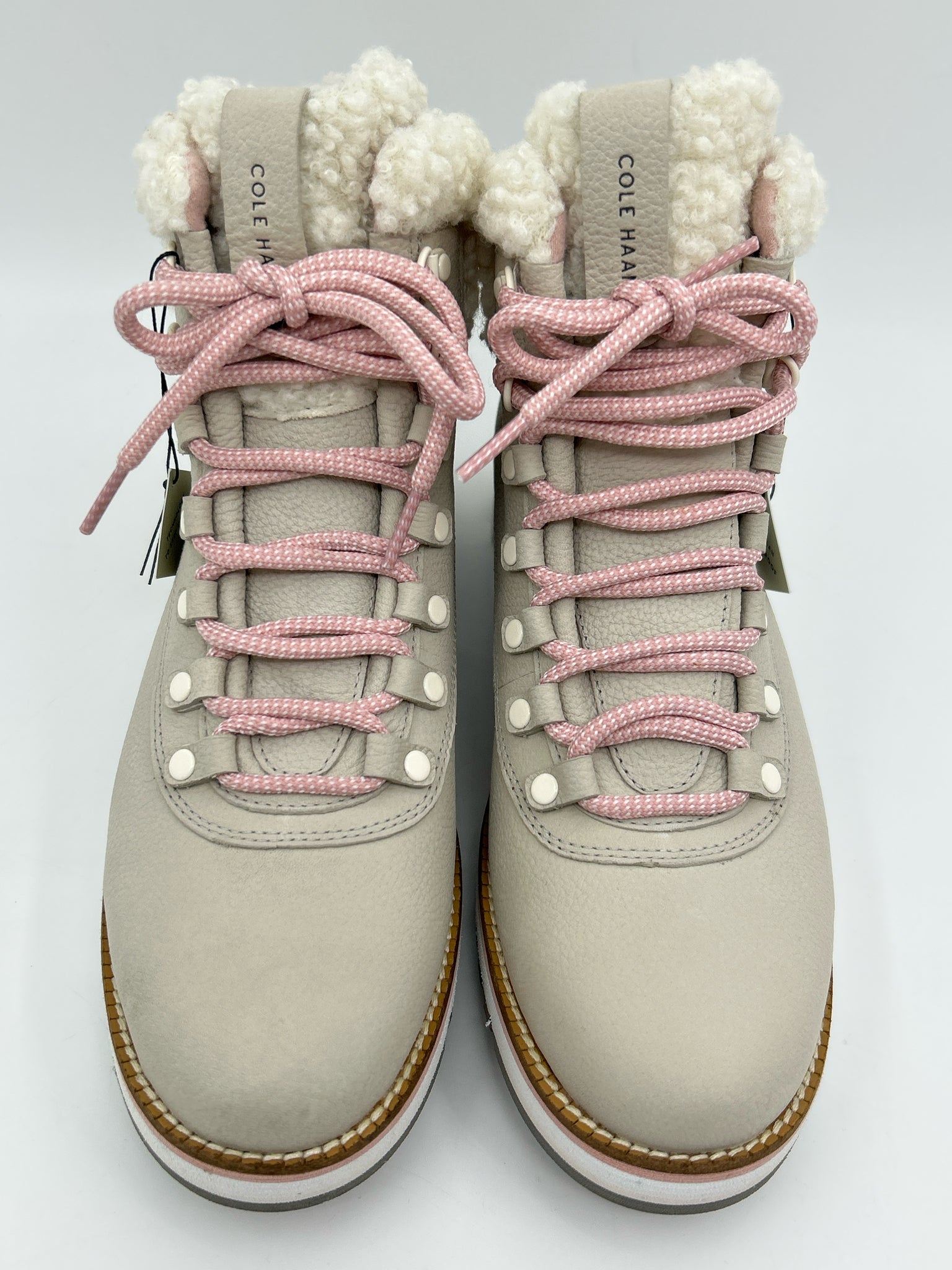 COLE HAAN Size 10.5B Grey and white Women Boots