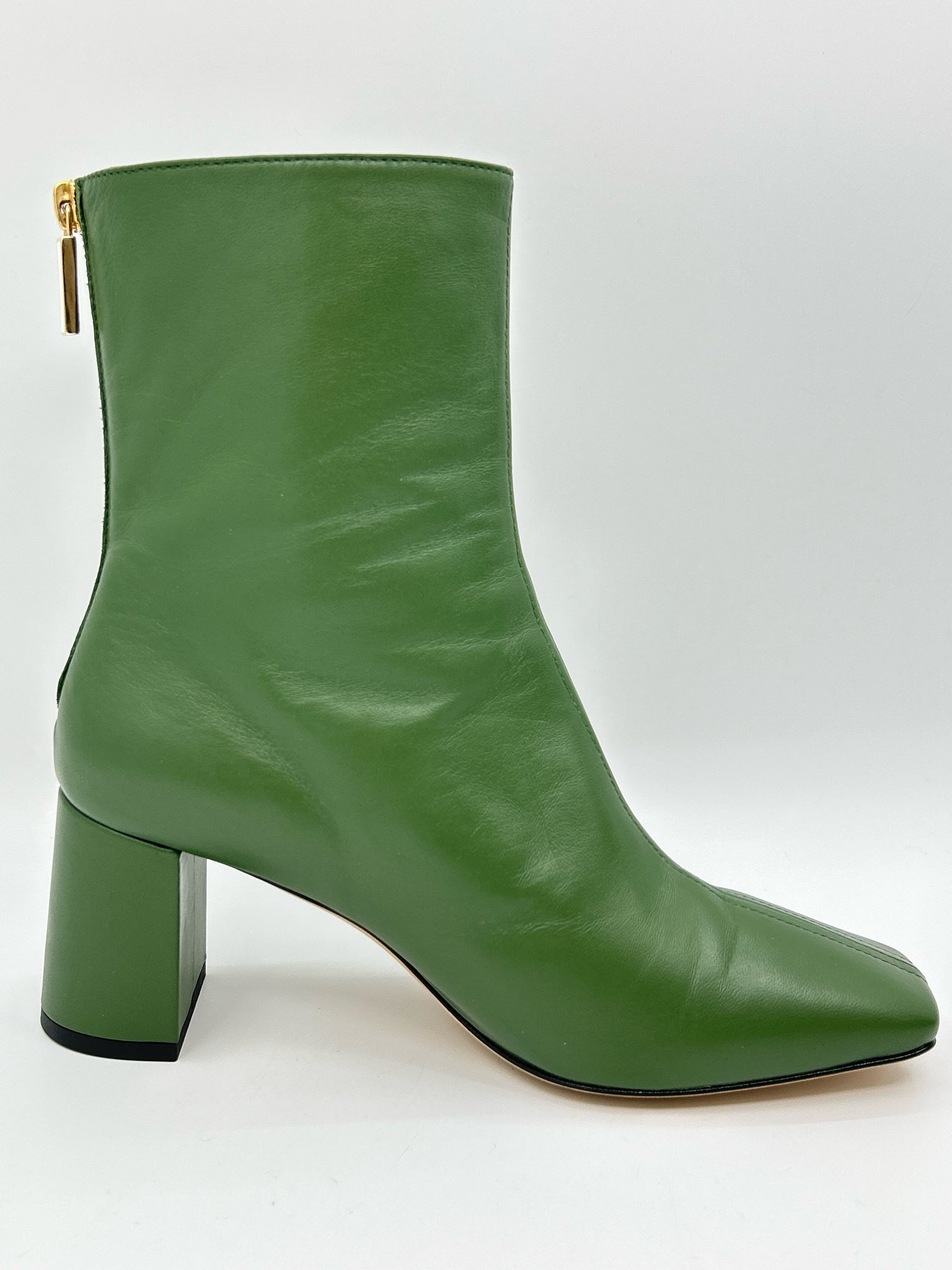 DEAR FRANCES Size 38/7.5 Green Women Booties NIB