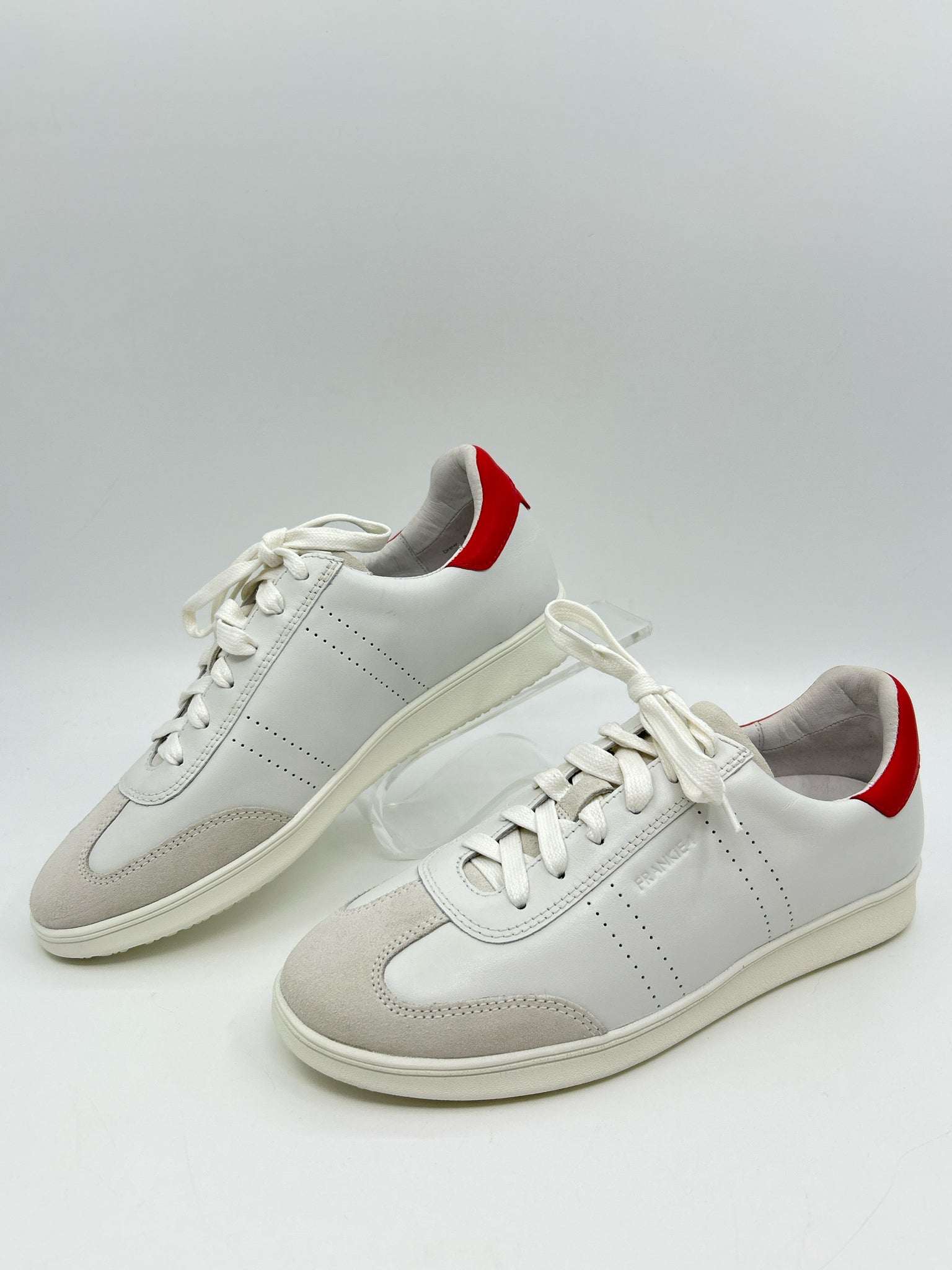 FRANKIE4 Size 8 White Women Sneakers