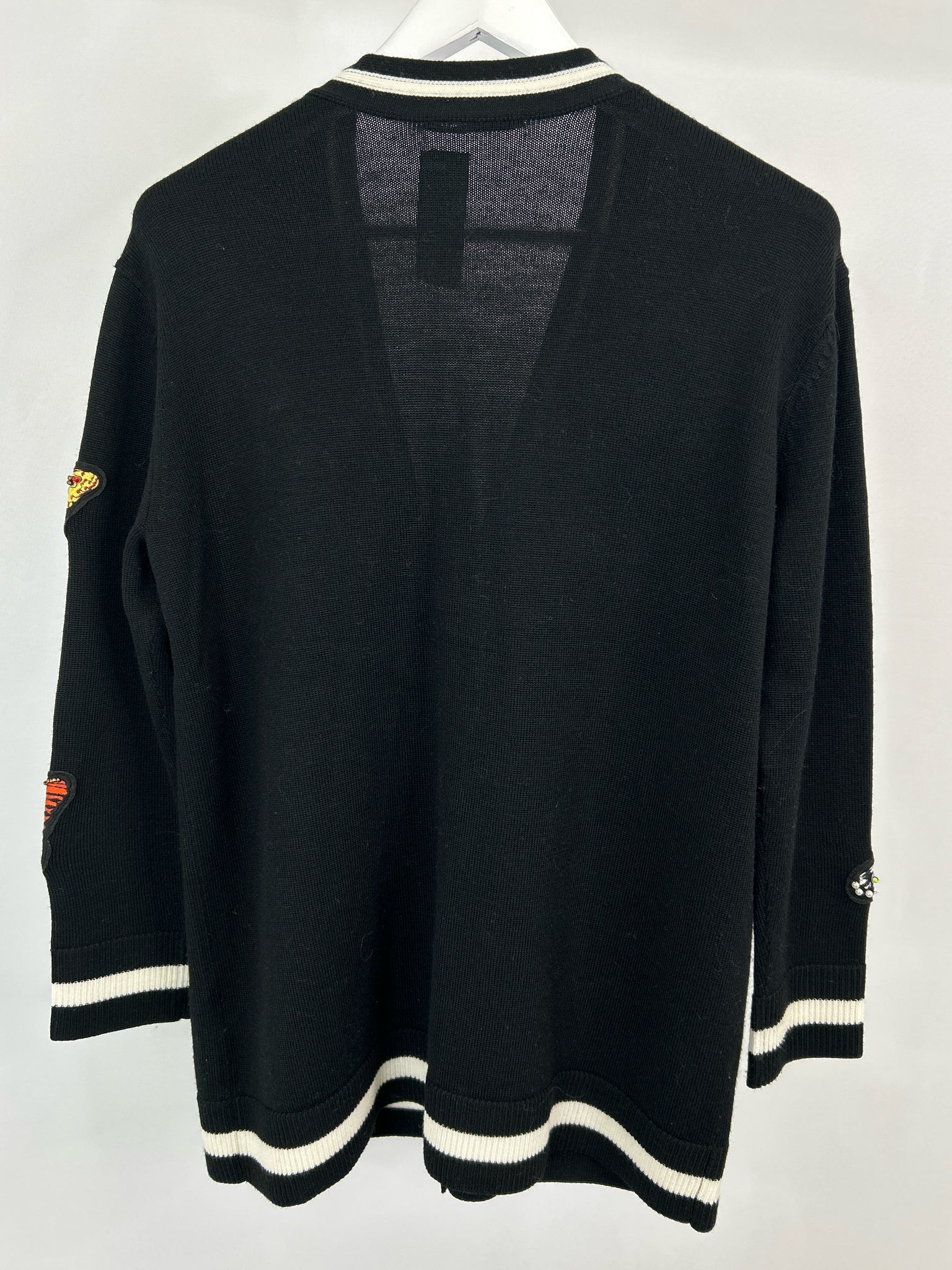 ALICE + OLIVIA Size S/M Black Women Cardigan