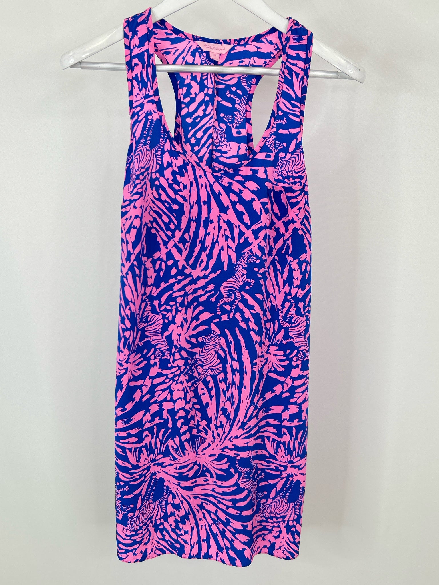 LILLY PULITZER Size M BLUE AND PINK Women Dress
