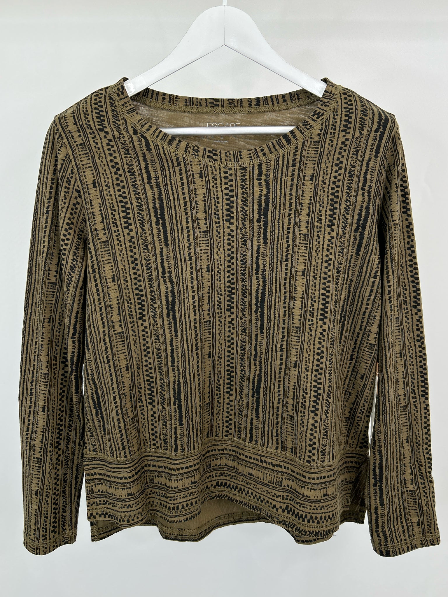 Escape by Habitat Clothes Size S Taupe and black Women T-shirt