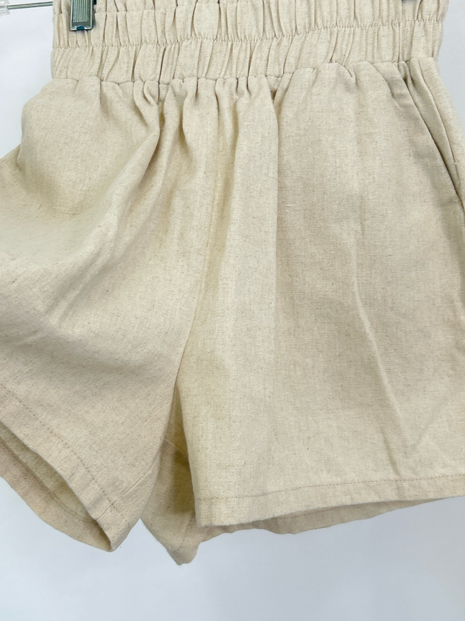 Commense Size XS Oatmeal Women 2-Piece w/shorts