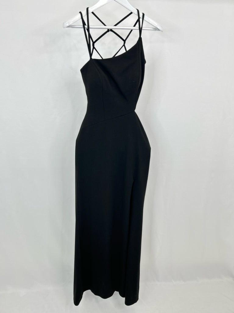 LA FEMME Women Size 6 Black Dress