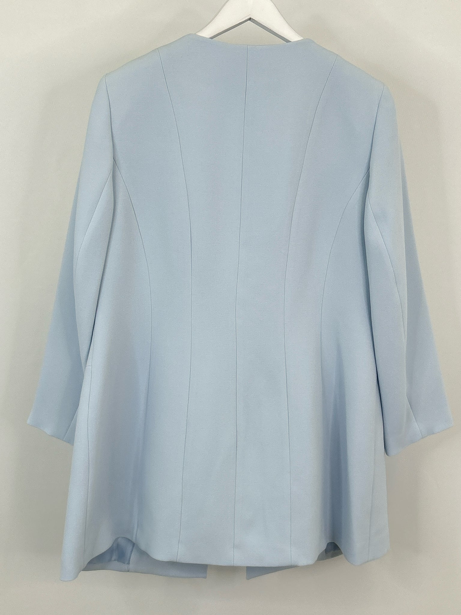 KASPER Size 14W Light Blue Women Jacket NWT