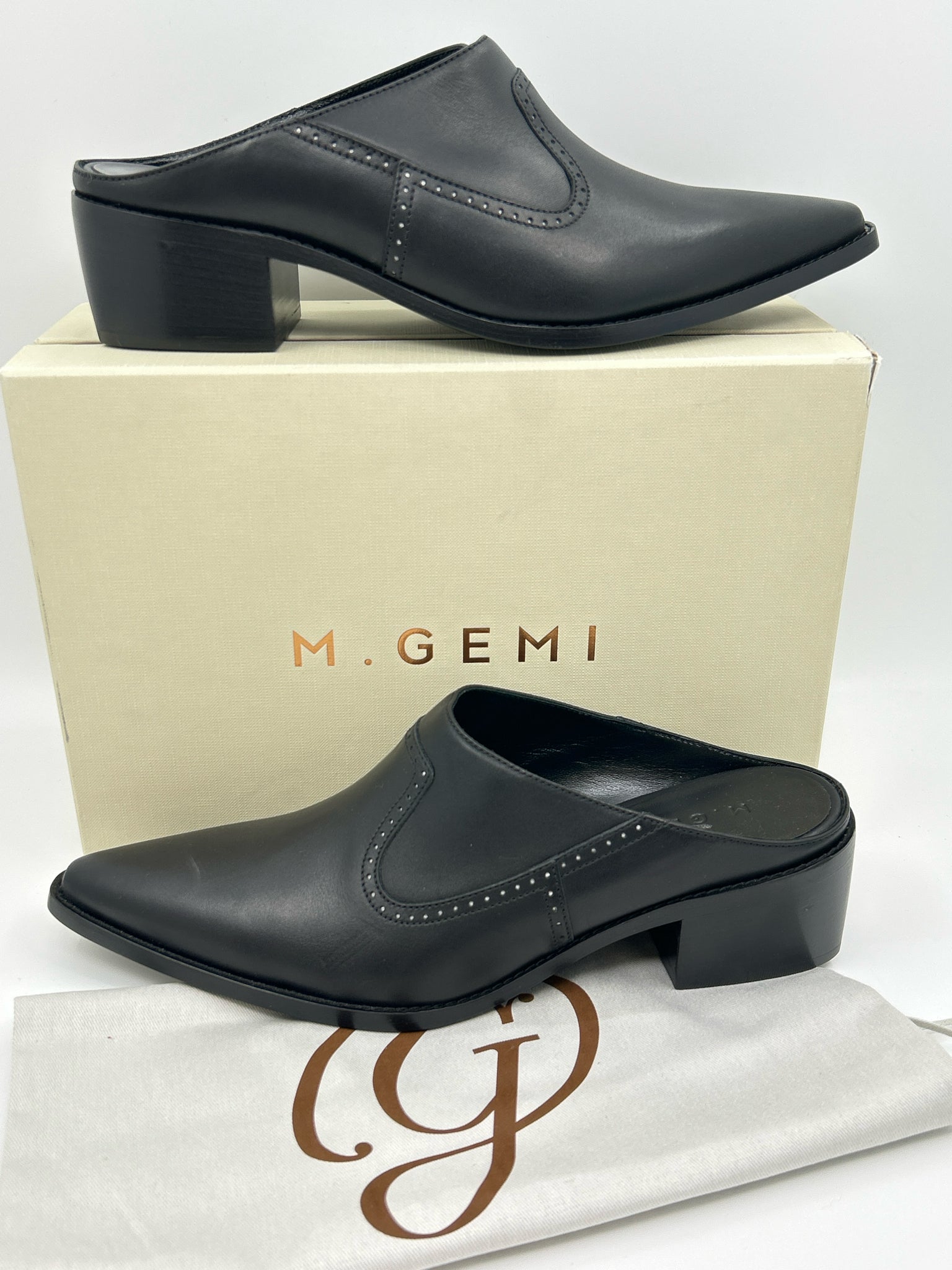 M. GEMI Size 41/10 Black Women Booties