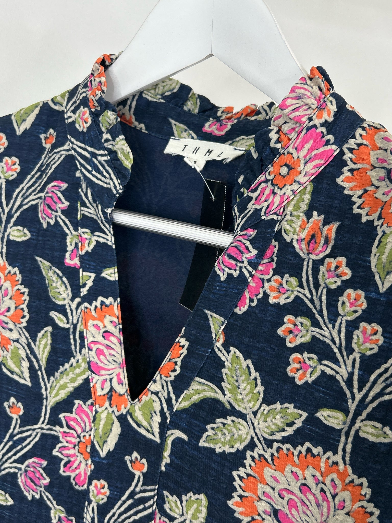 THML Size S NAVY FLORAL Women Dress