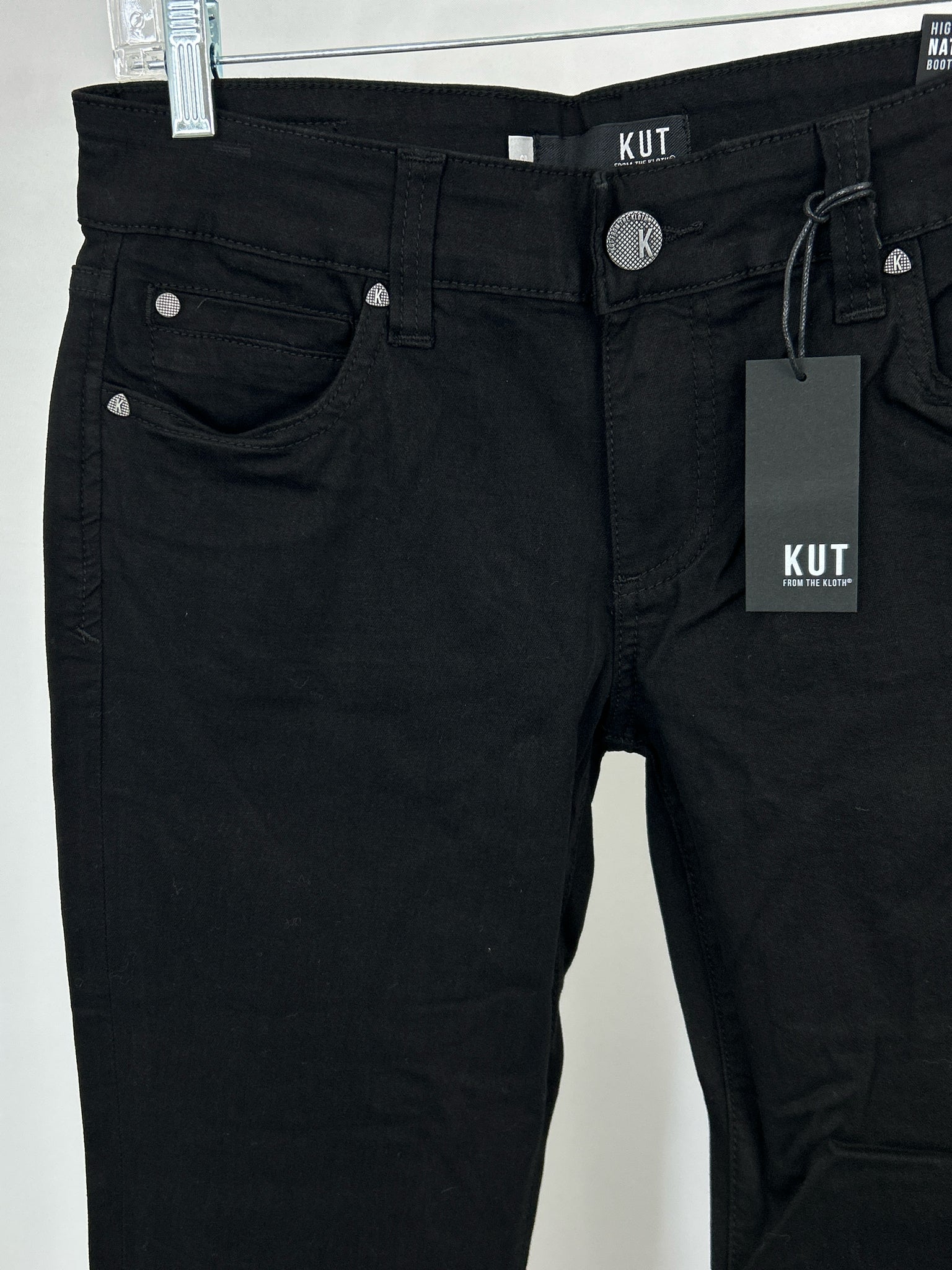 KUT FROM THE KLOTH Size 6P Black Women jeans