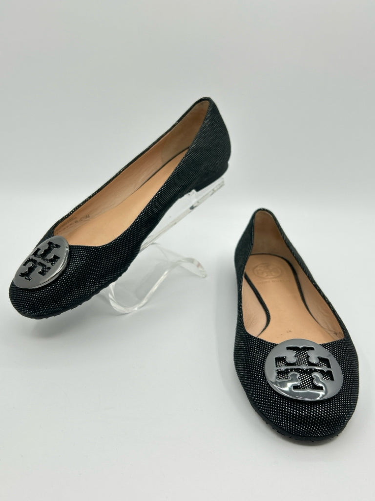 TORY BURCH Women Size 6.5M Black Flats