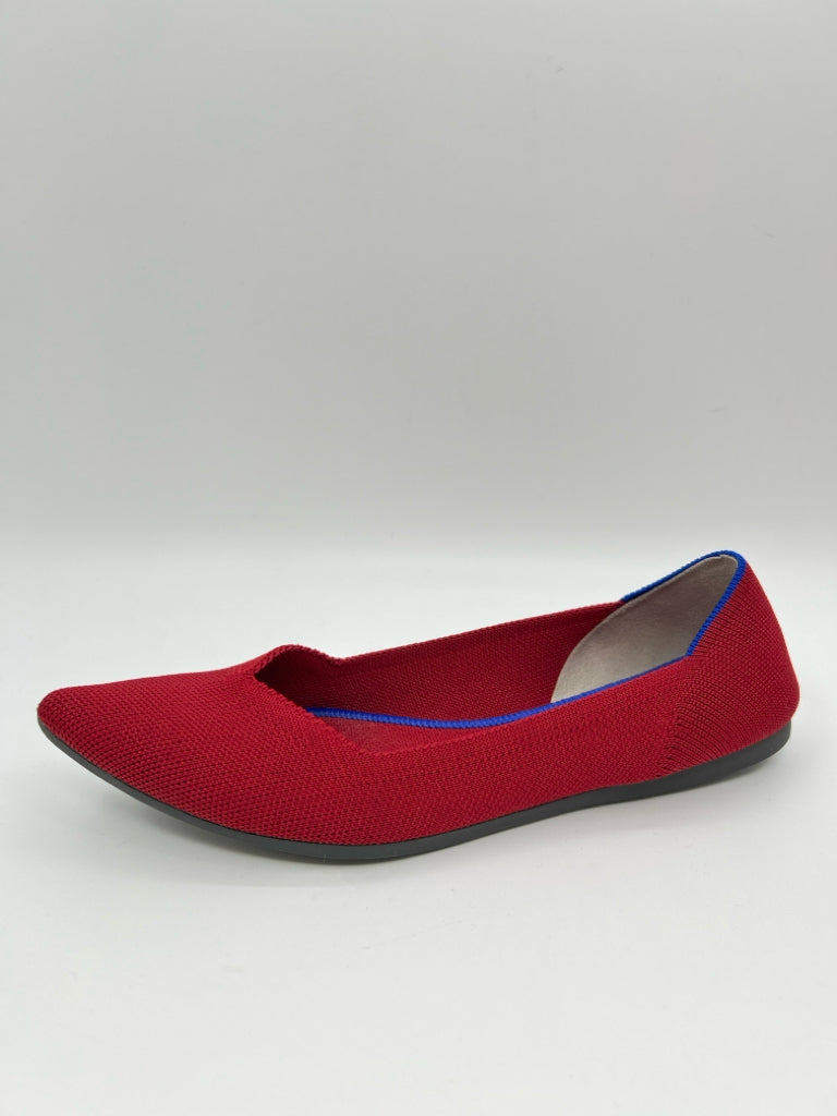 ROTHY'S Women Size 8W Red Flats