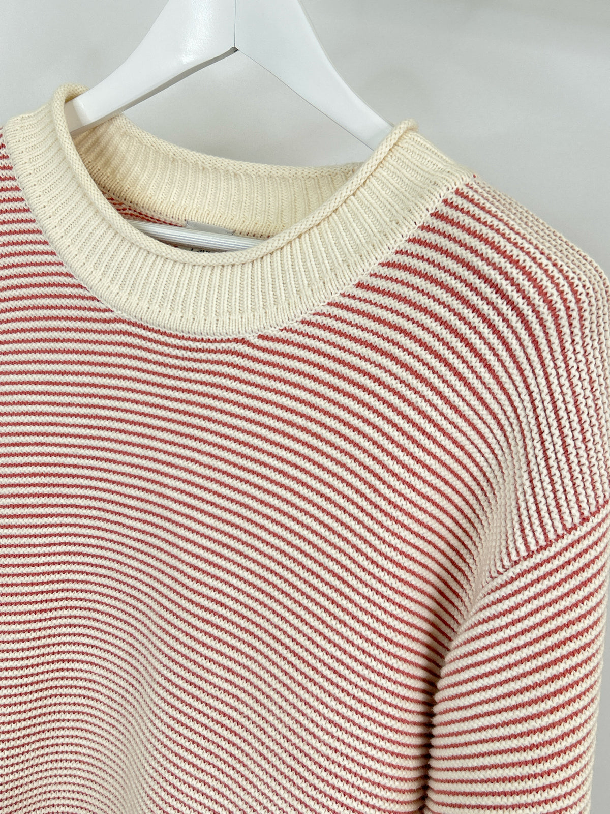 CABI Size S Pink & White Women Sweater