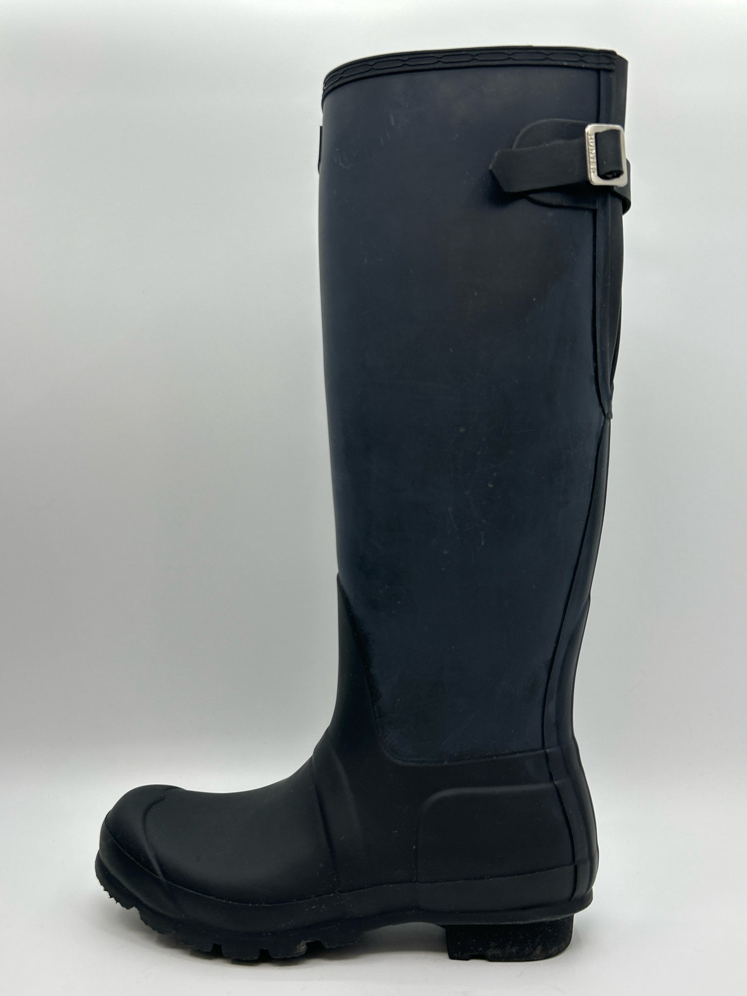 HUNTER Size 8 Black Women Rainboots