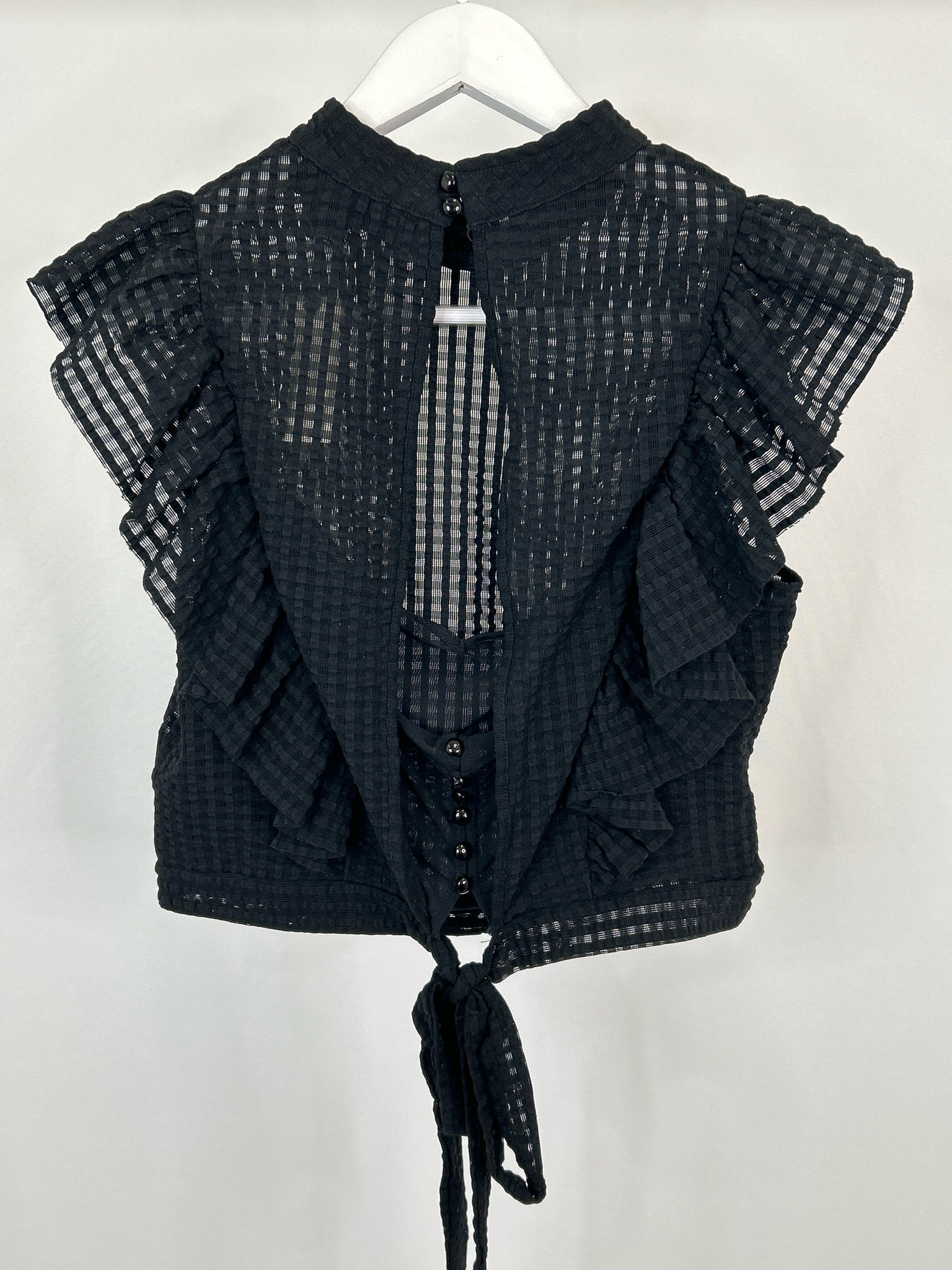 MAEVE Size M Black Women Top NWT