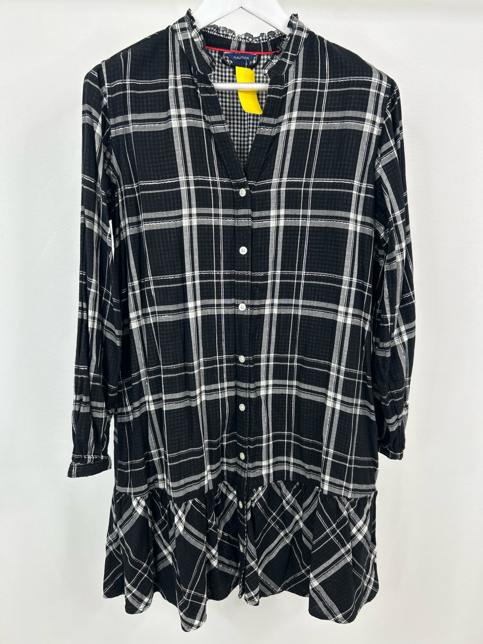 NAUTICA Size M Black and White Women Dress