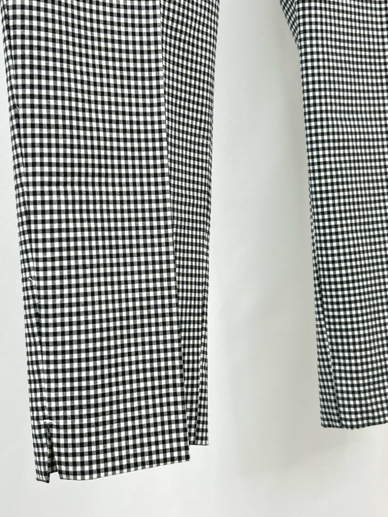 TALBOTS Size 12 Black and White Women's Pants
