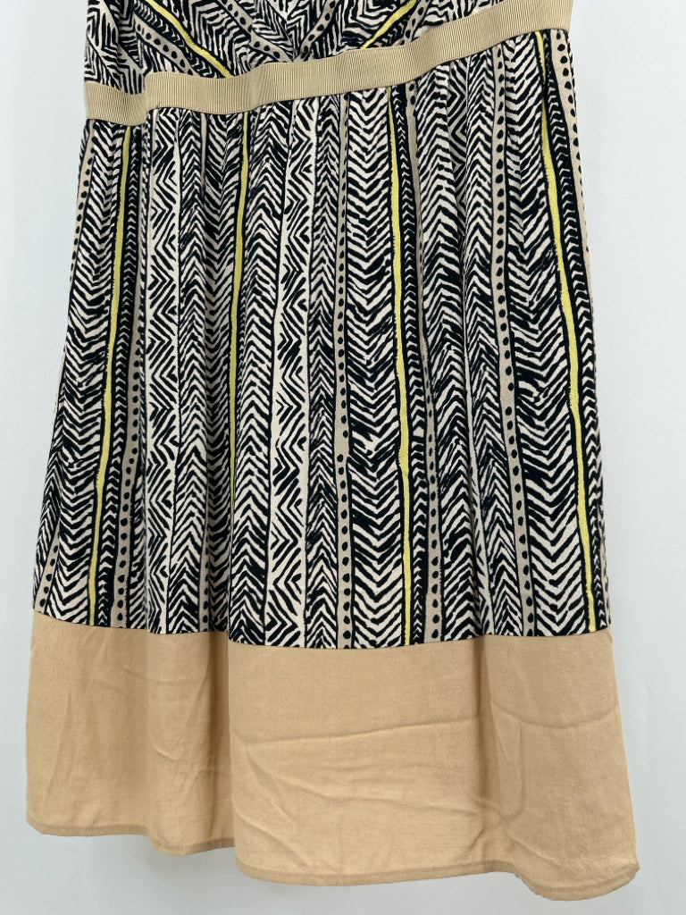 ANN TAYLOR LOFT Size 10P Beige Print Women's Dress NWT