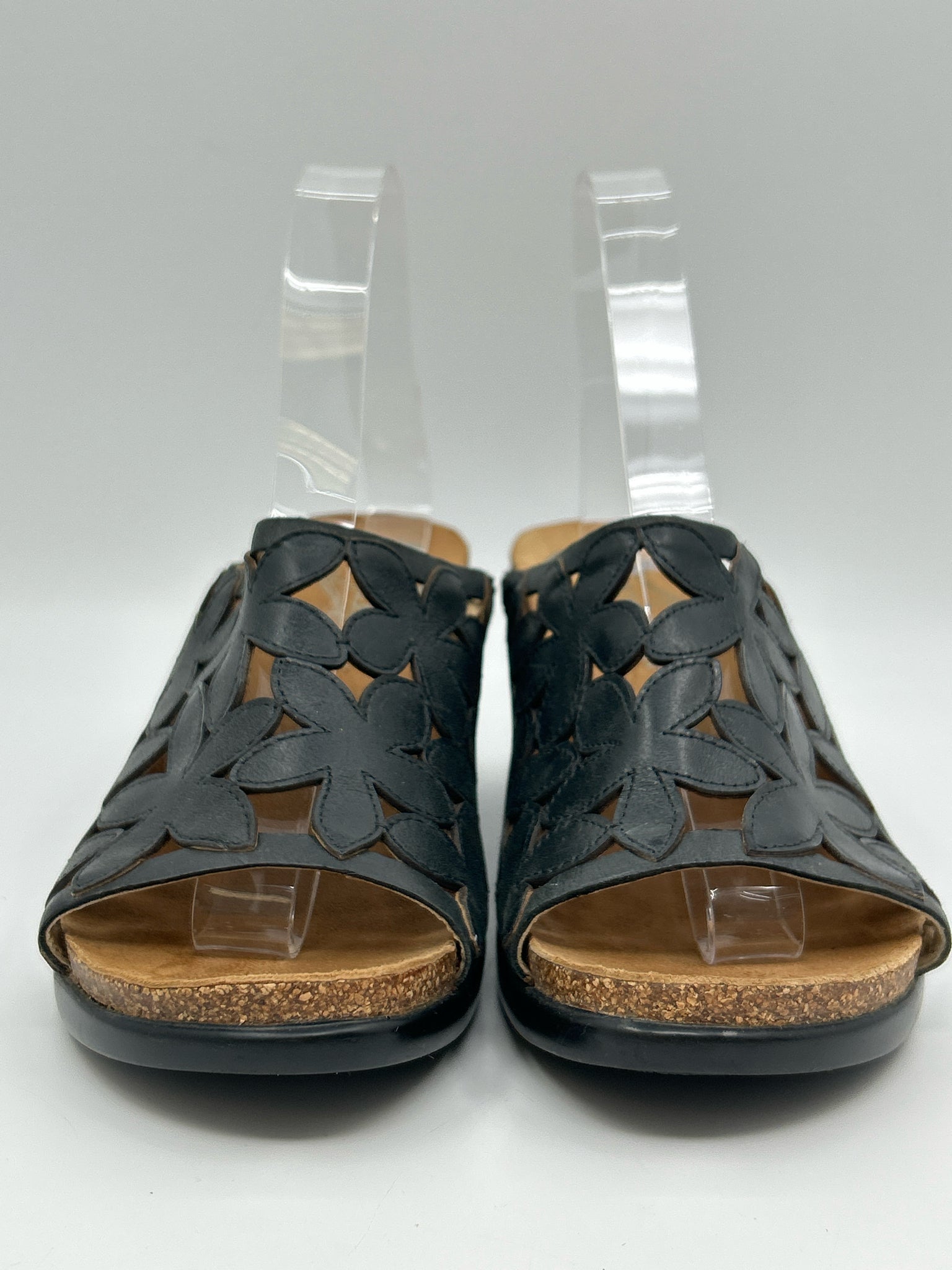 DANSKO Size 10/10.5 Black Women Sandal