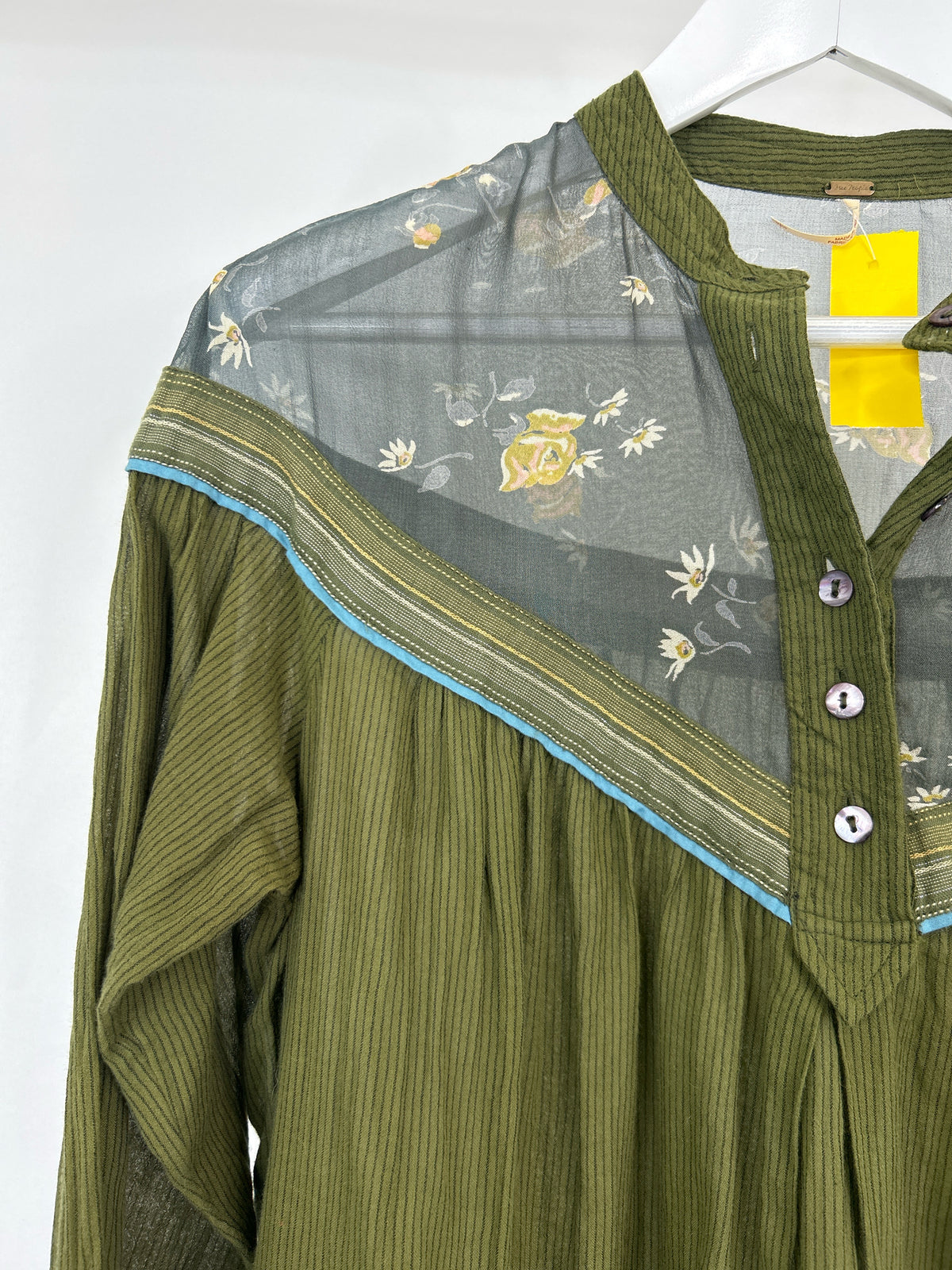 FREE PEOPLE Size SP Green Women Top