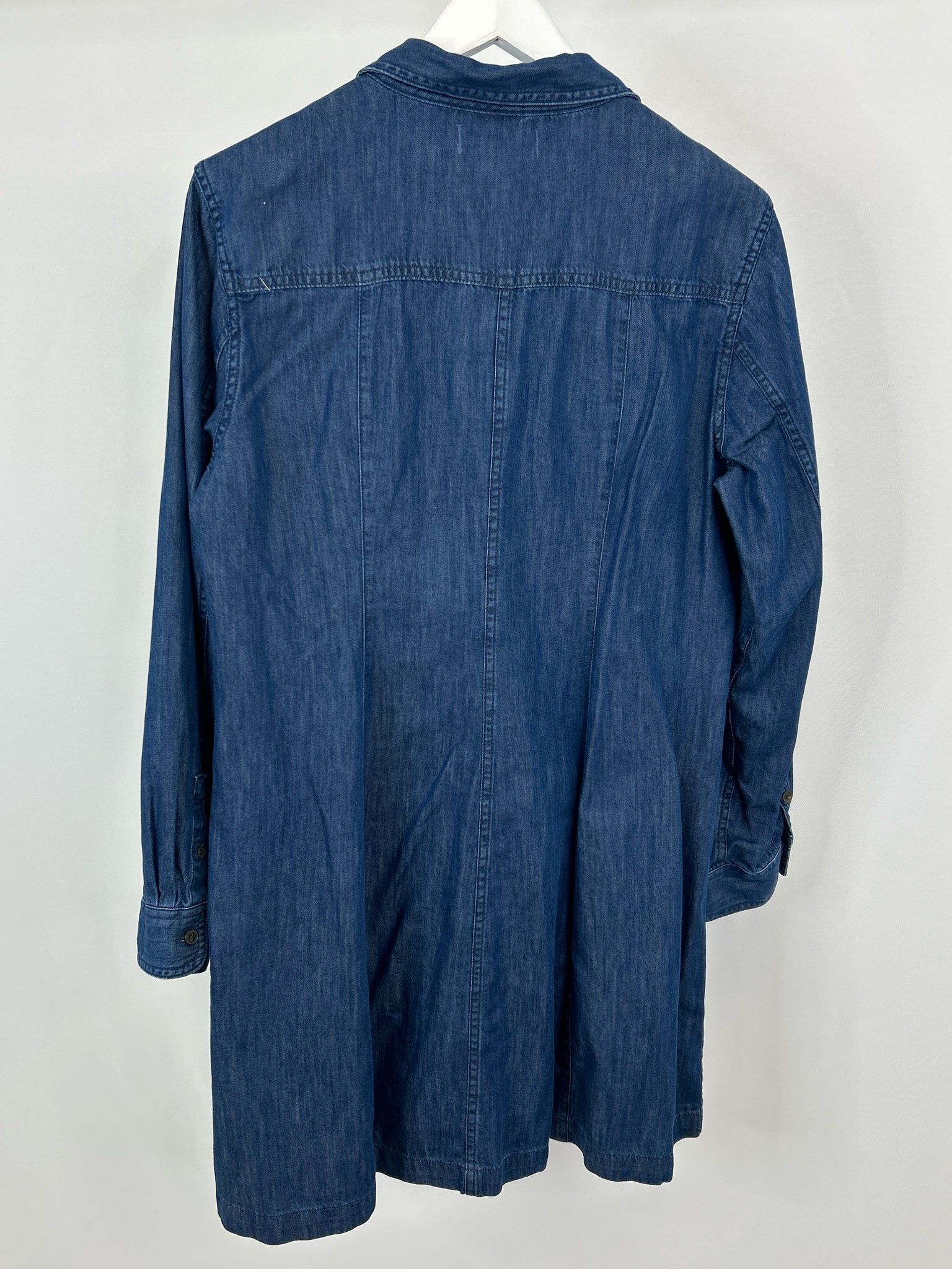 MADEWELL Size 14 Blue Denim Women Dress NWT