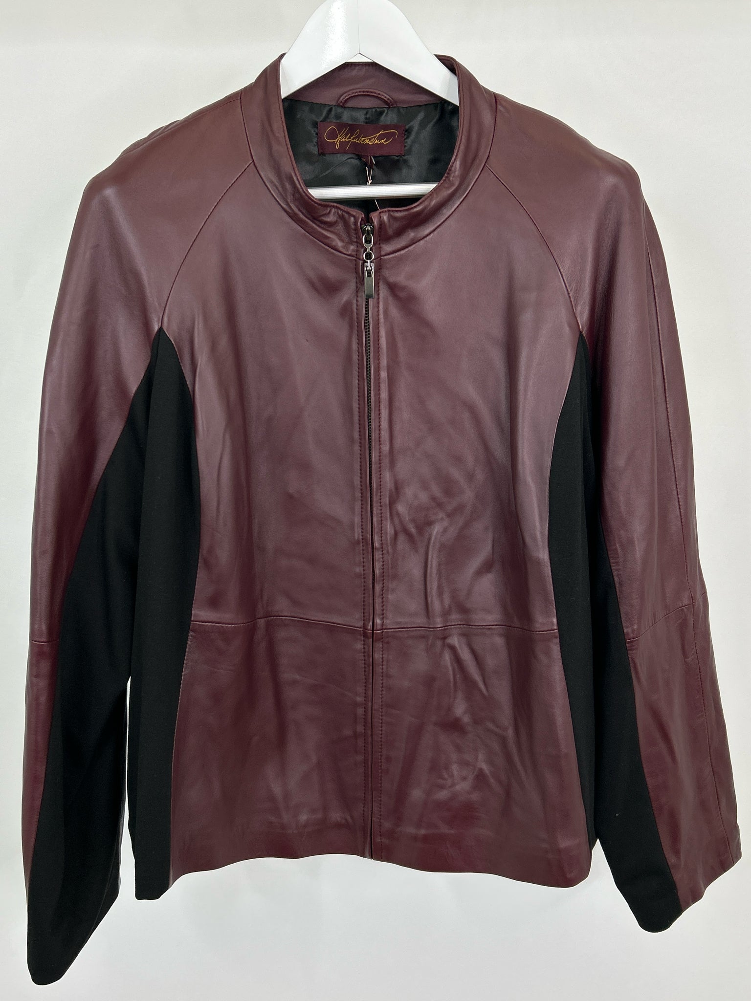HAL RUBENSTEIN Size 2X Burgundy Women Jacket